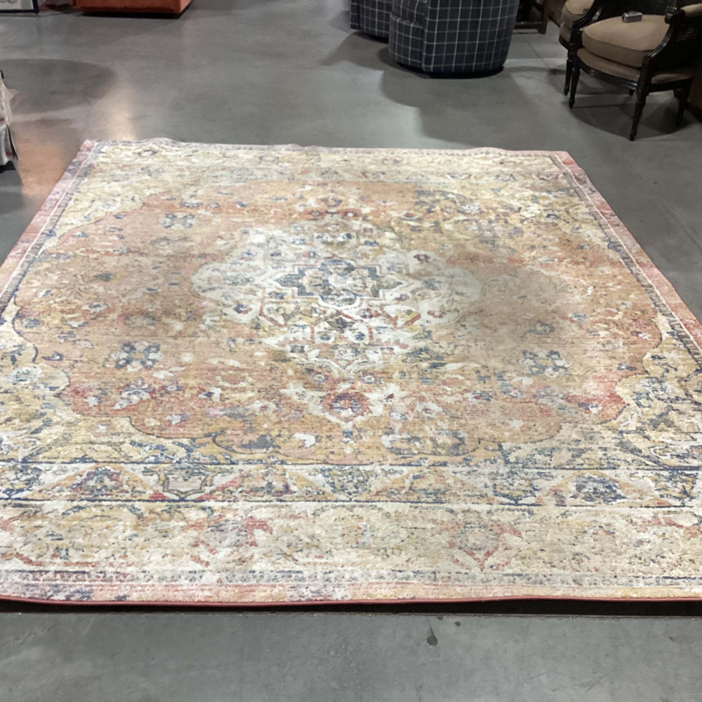 Surya Bergama Ivory Terracotta Poly Rug 7'9"x 9'6"
