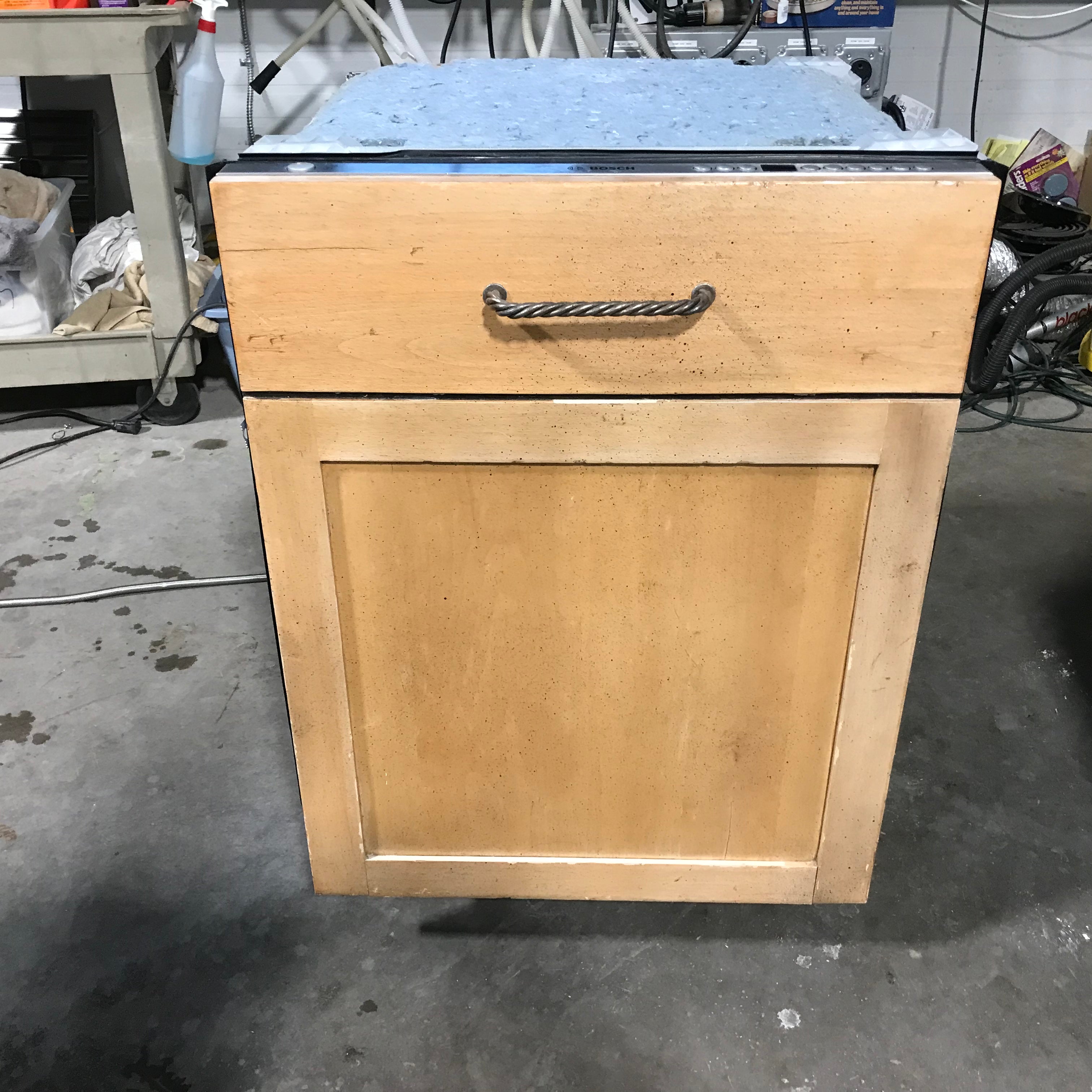 Bosch Wood Paneled Door Dishwasher 24"x 23"x 34.5"