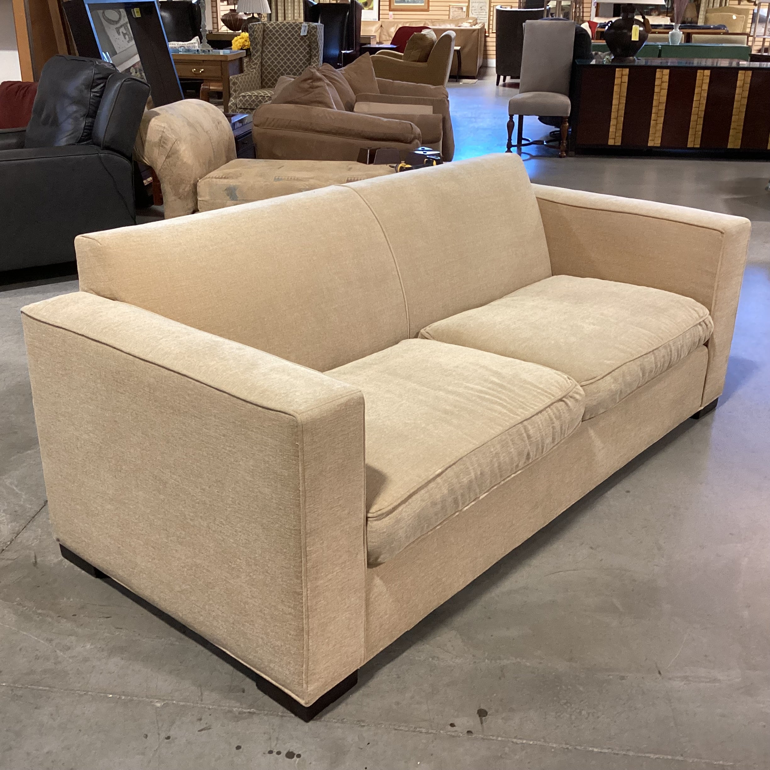Room & Board Wheat Woven Sofa 81"x 36"x 32"