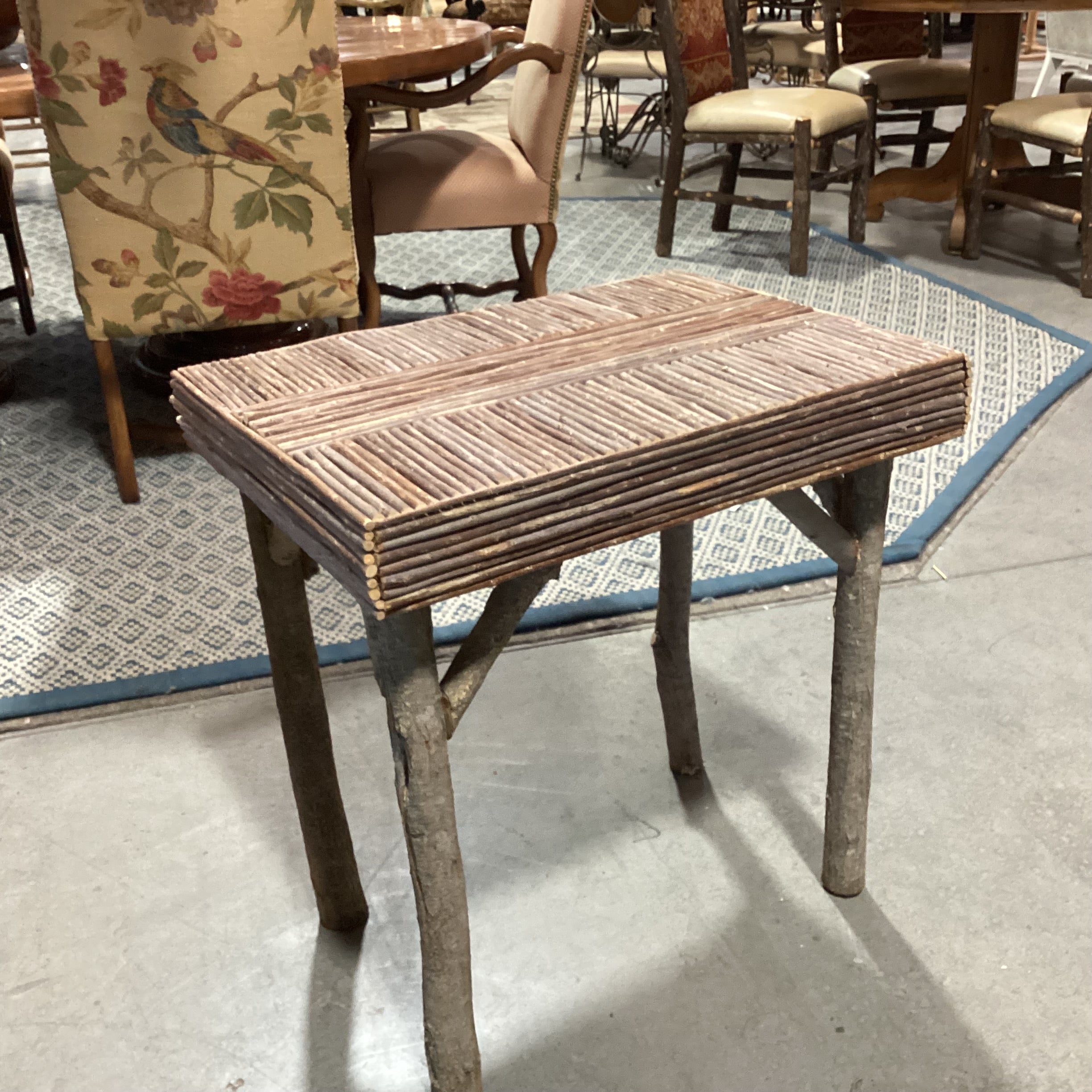 Log & Branch Rustic Accent Table 25"x 19"x 26"