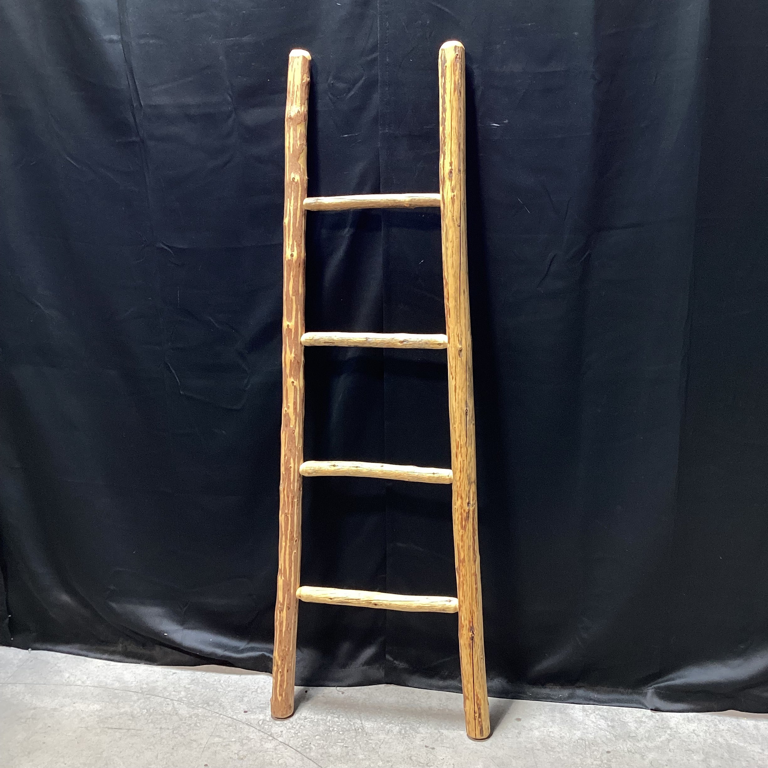 Rustic Natural Wood Blanket Ladder 21" x 61"