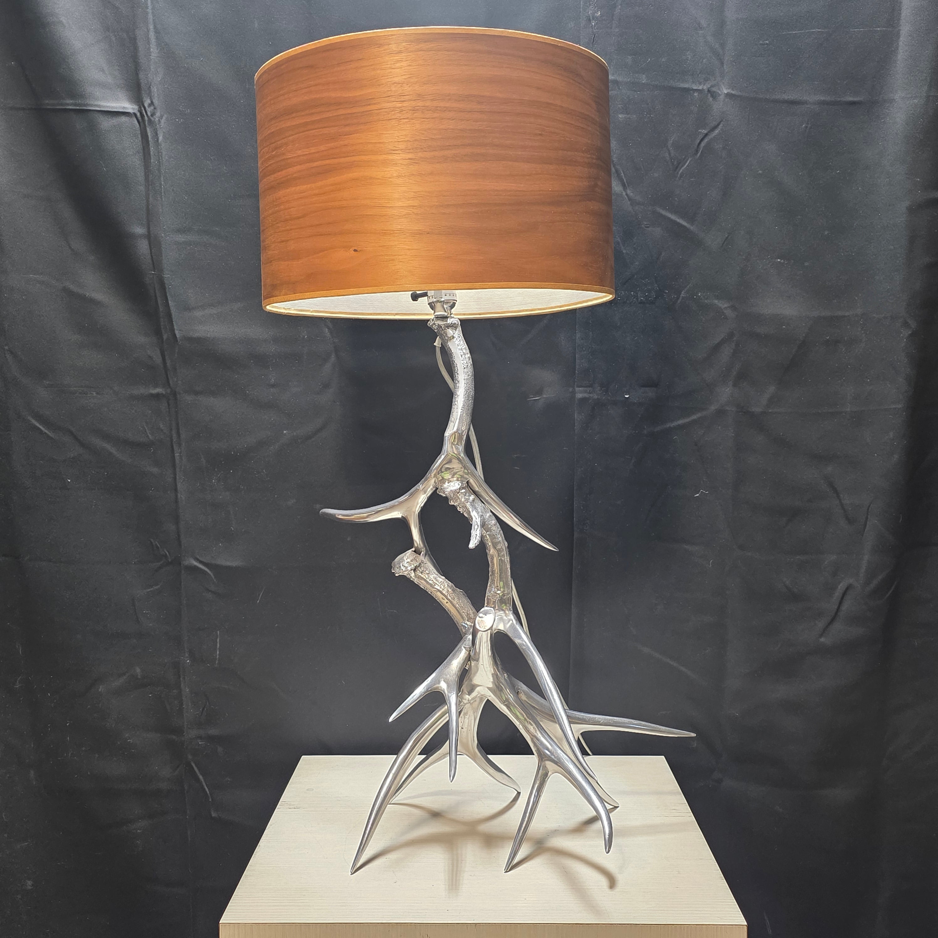 Aluminum Antler Lamp by Roost "15x"22"x34"
