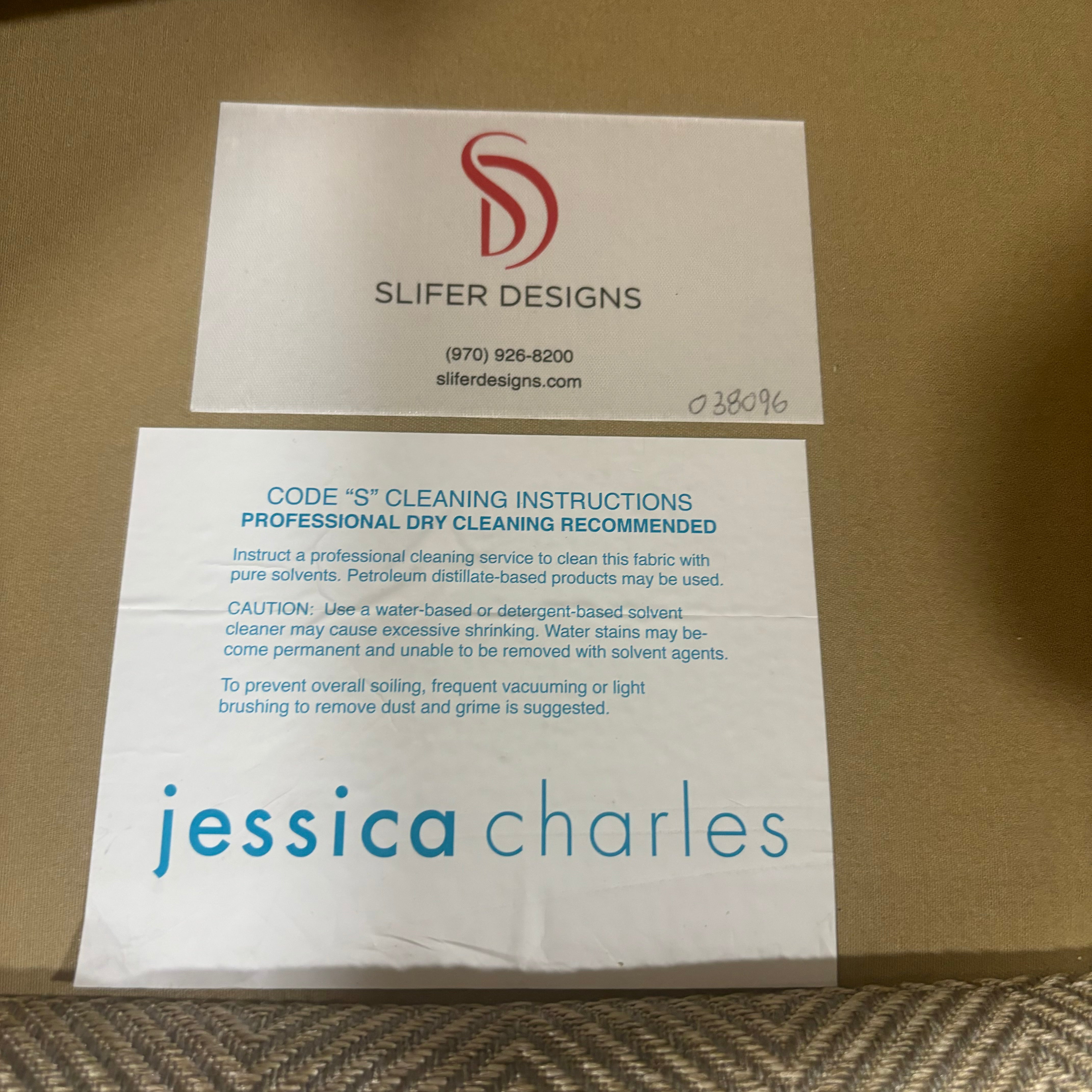 Jessica Charles Curved Highback Herringbone Pattern Swivel Chair 31"x 37"x 34"