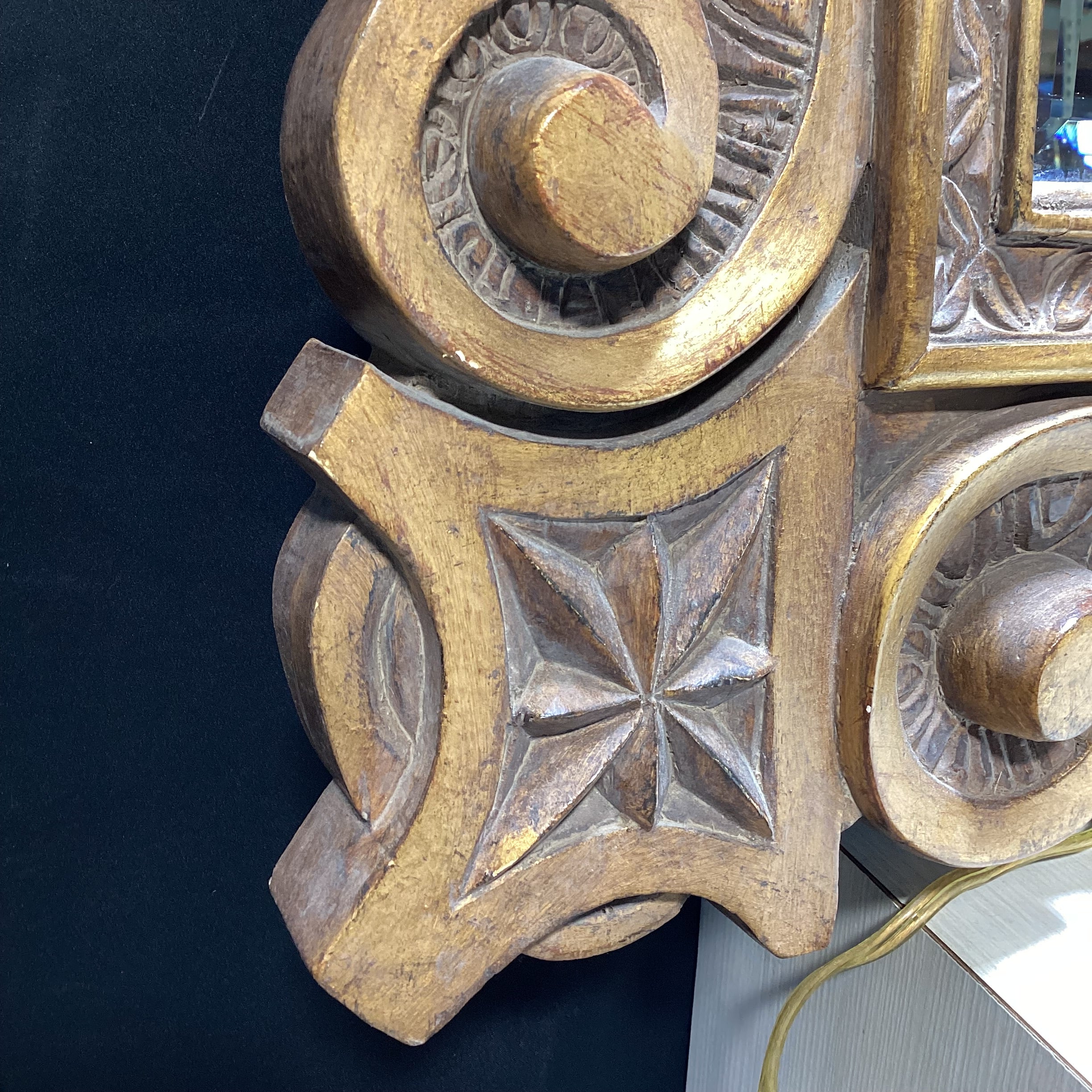 Fine Art Lamps Beveled Edge Wall Mirror With Twin Sconces 36" x 48"