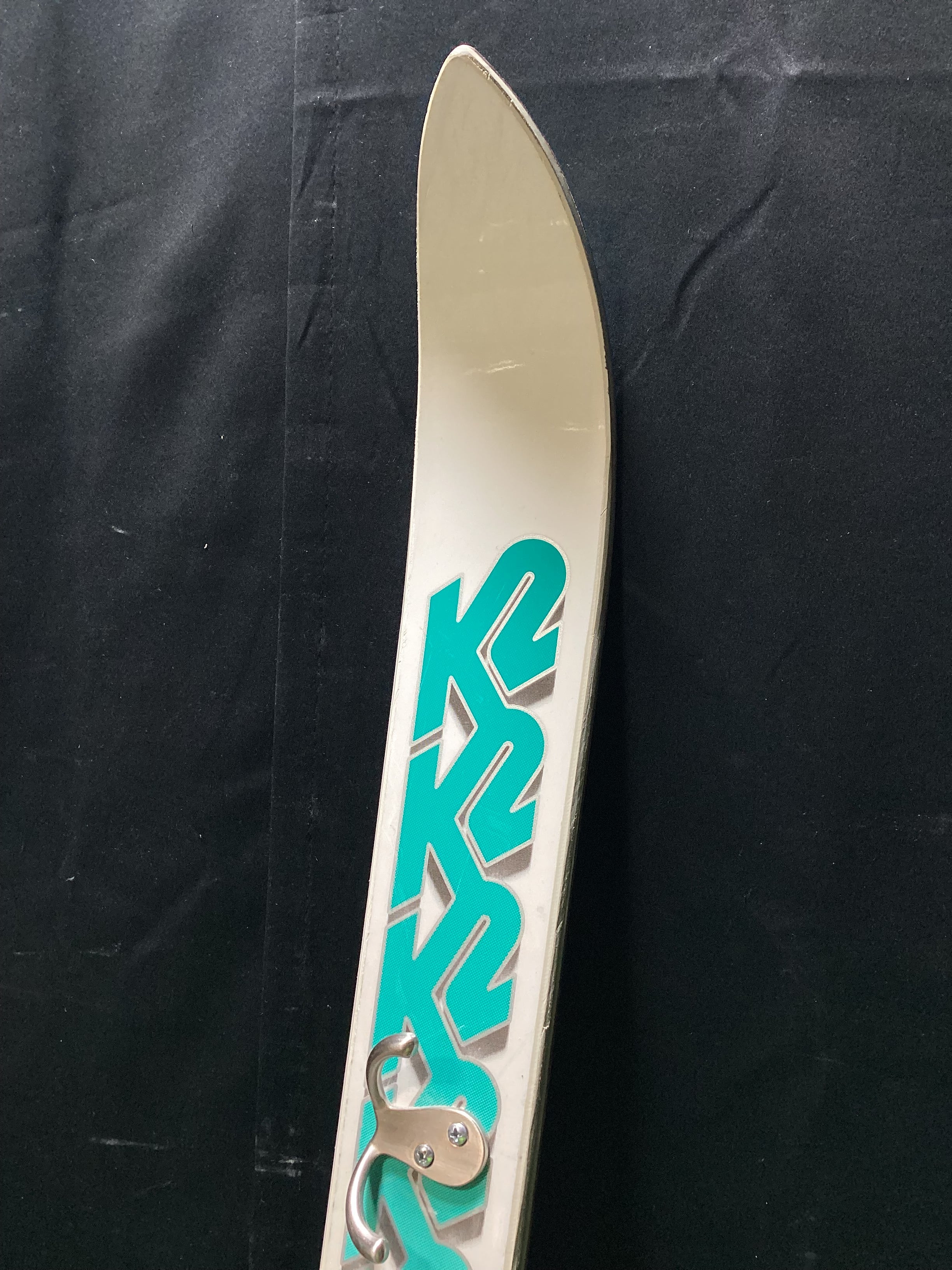 Vintage 1989 K2 TR Comp Alpine Ski Retrofitted Coat Rack 3" x 70"