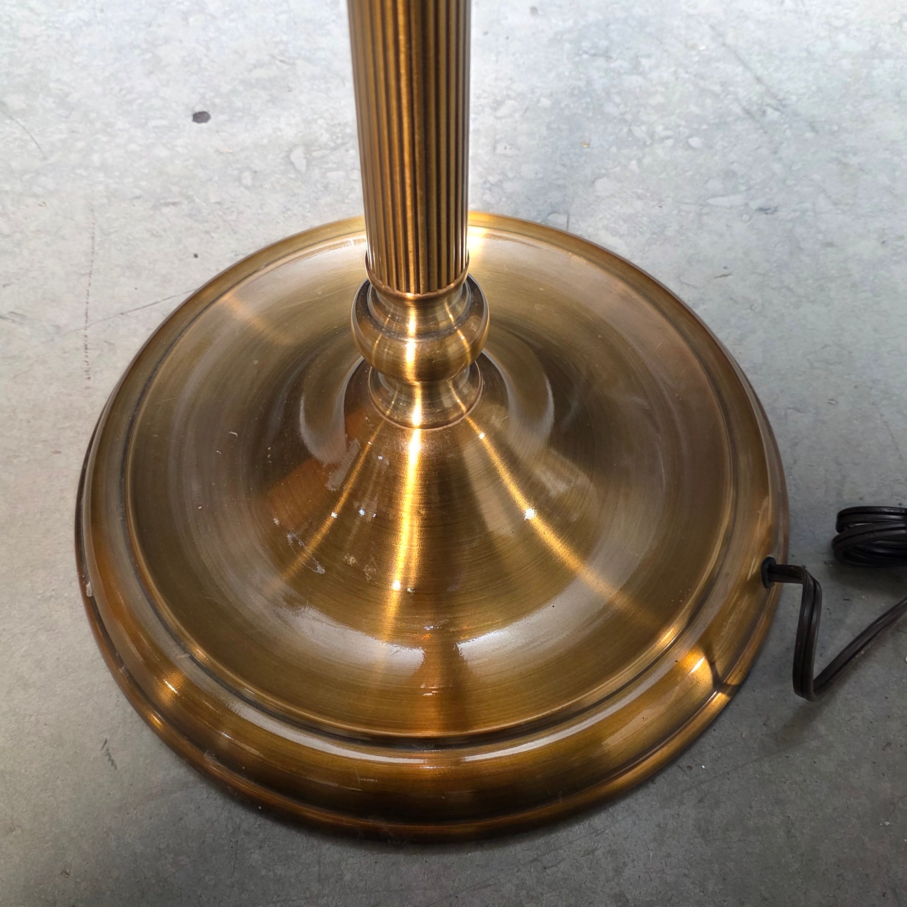 Tiffany Style Four Light Floor Lamp with Prism Drops 18"x63"