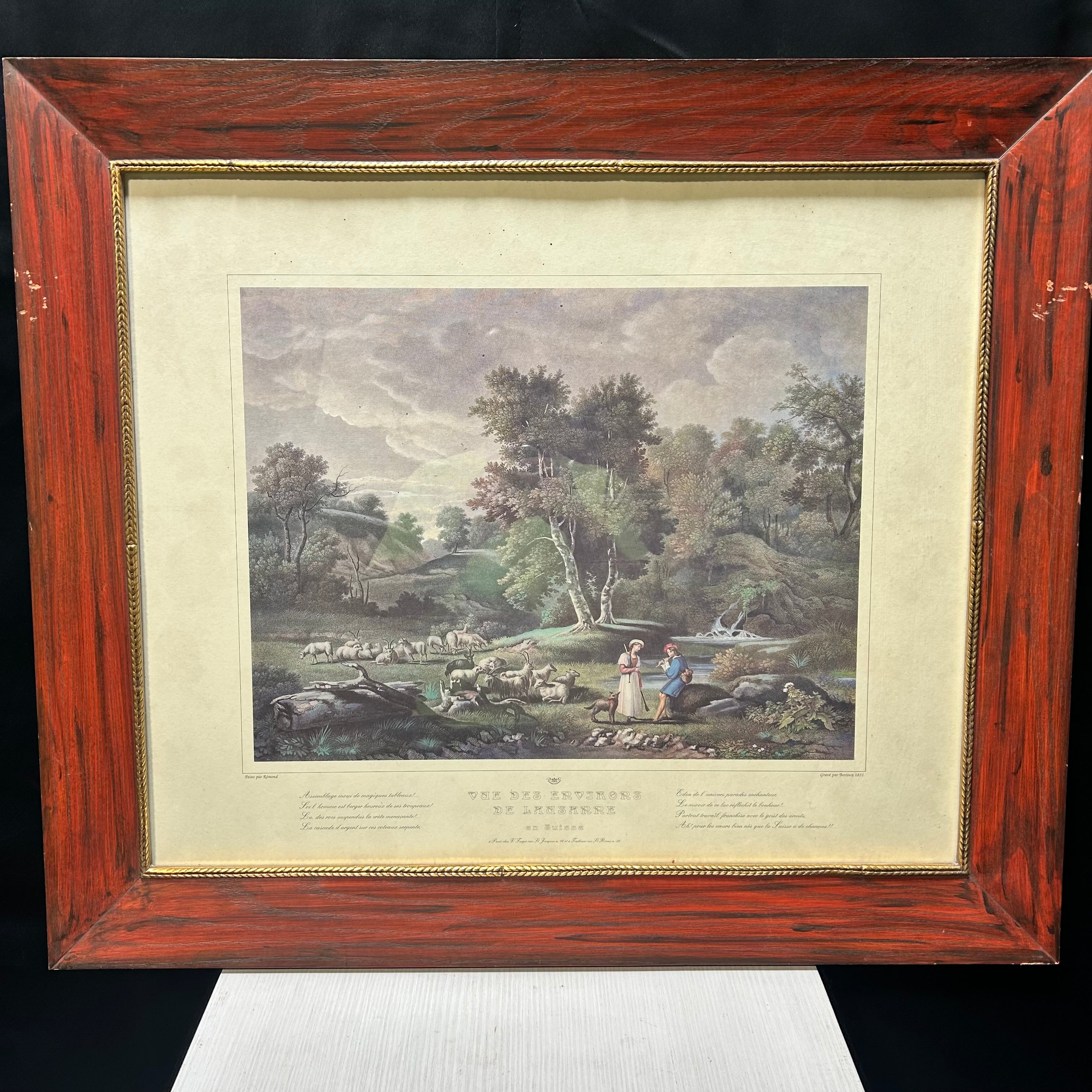 Grave Par Bovinet Print 1831 34"x 29"
