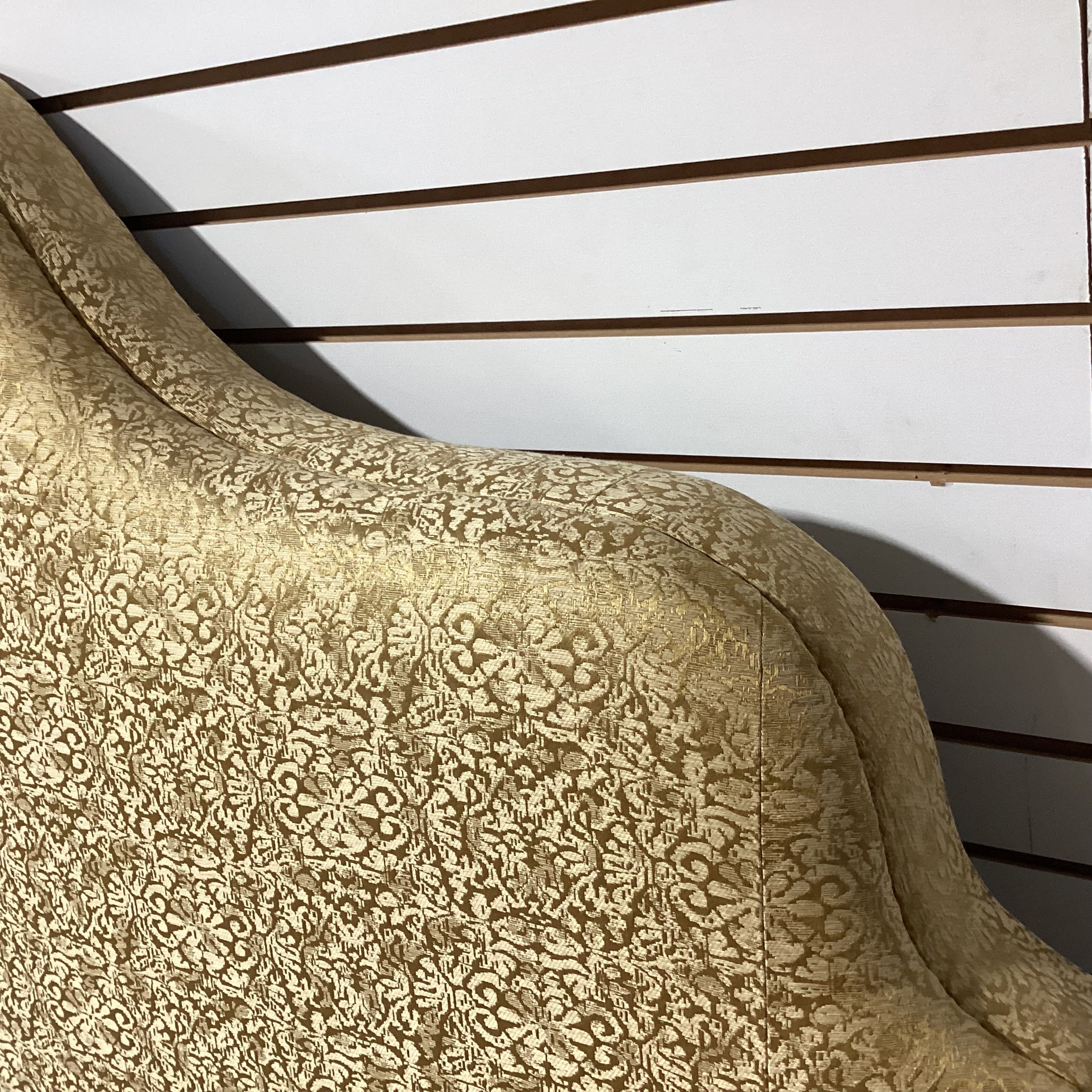 KING Metallic Gold on Gold Raised Scroll Floral Design Custom Headboard 83"x 73"