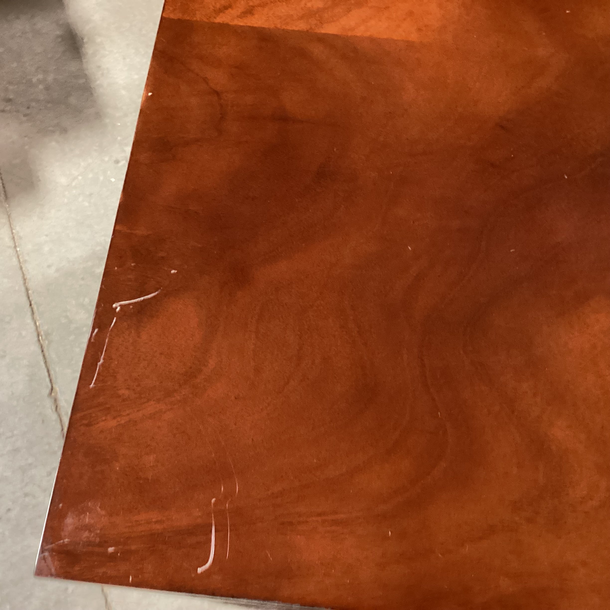 Bolier & Co Dark Finished Wood 2 Tiered End Table 28"x 26"x 26"