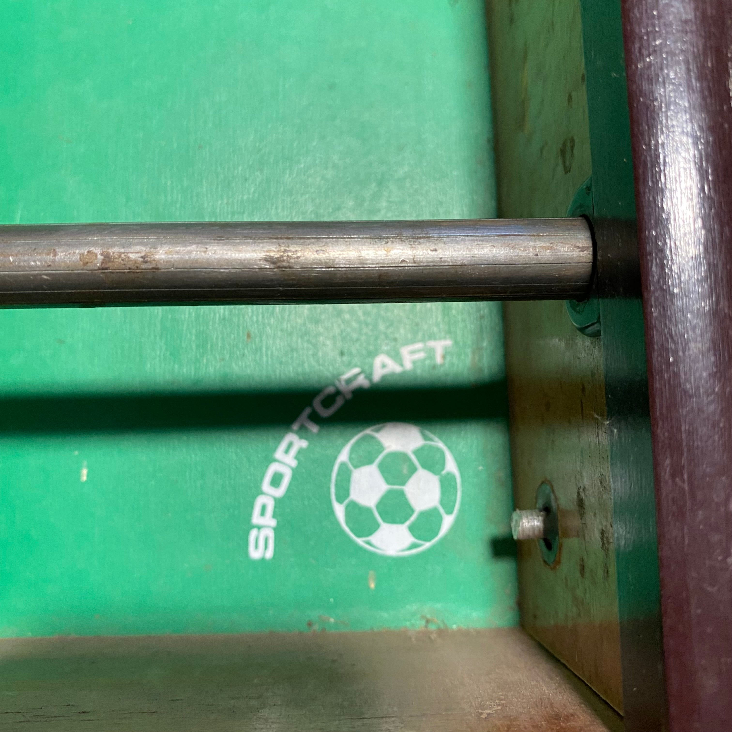 Vintage Italian SportCraft Arcofalc Folding Foosball Table 49"x 30"x 33"