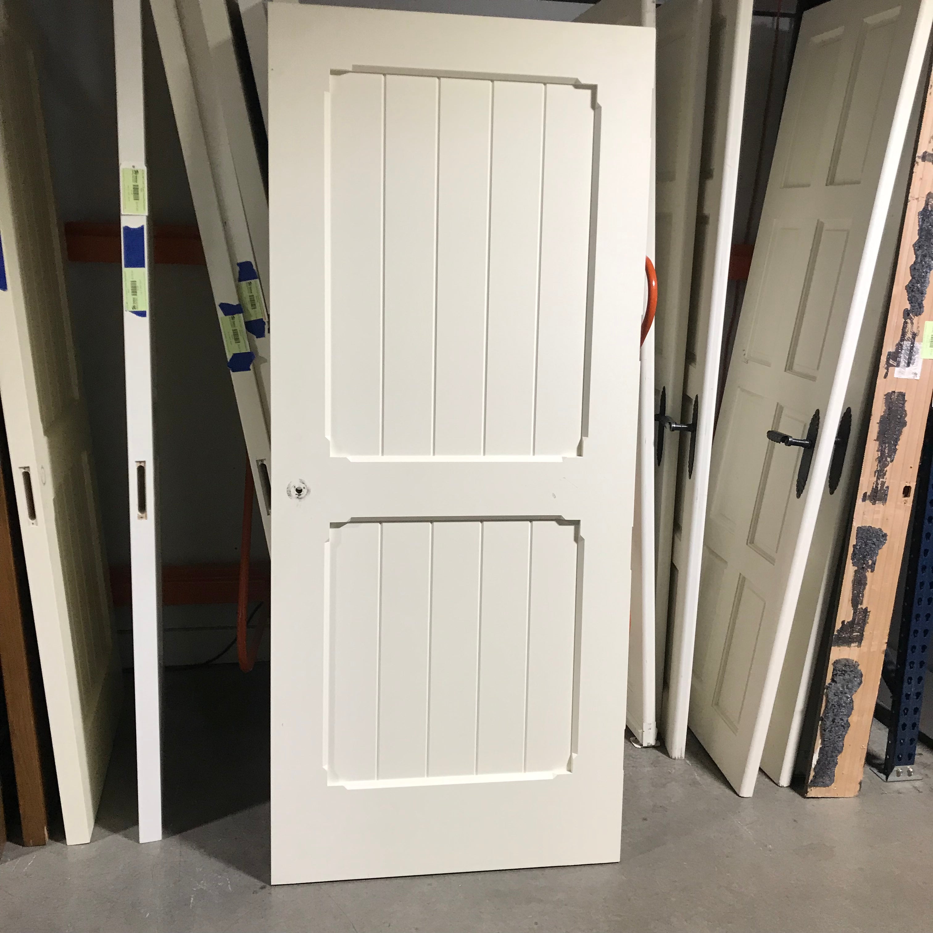 35.75"x 83.5"x 2.25" Cream Vertical 2 Panel Interior Door