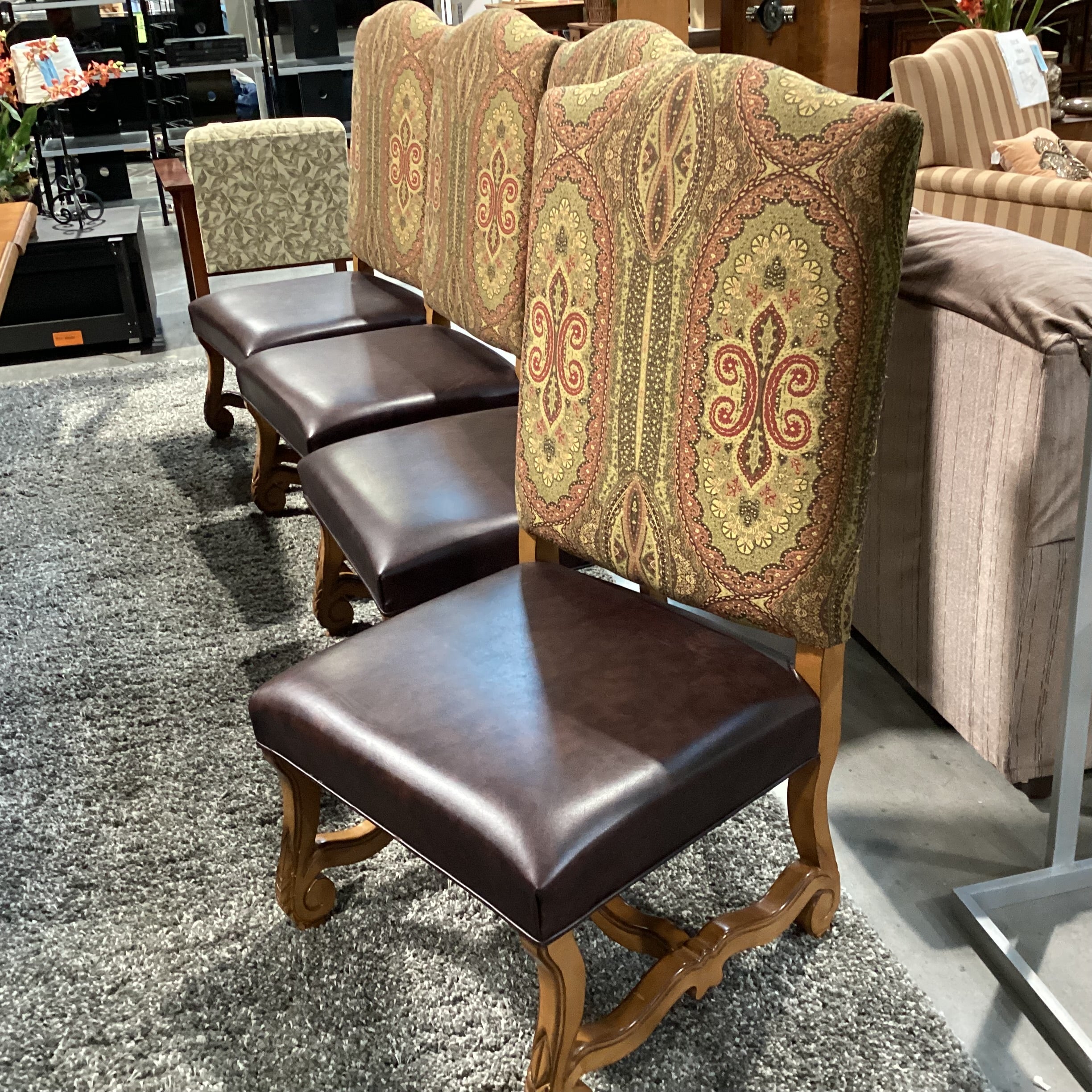 Custom Solid Wood 2 End Extend Leaves Double Pedestal Table with 10 Chairs Dining Set 120"x 48"x 30.5"