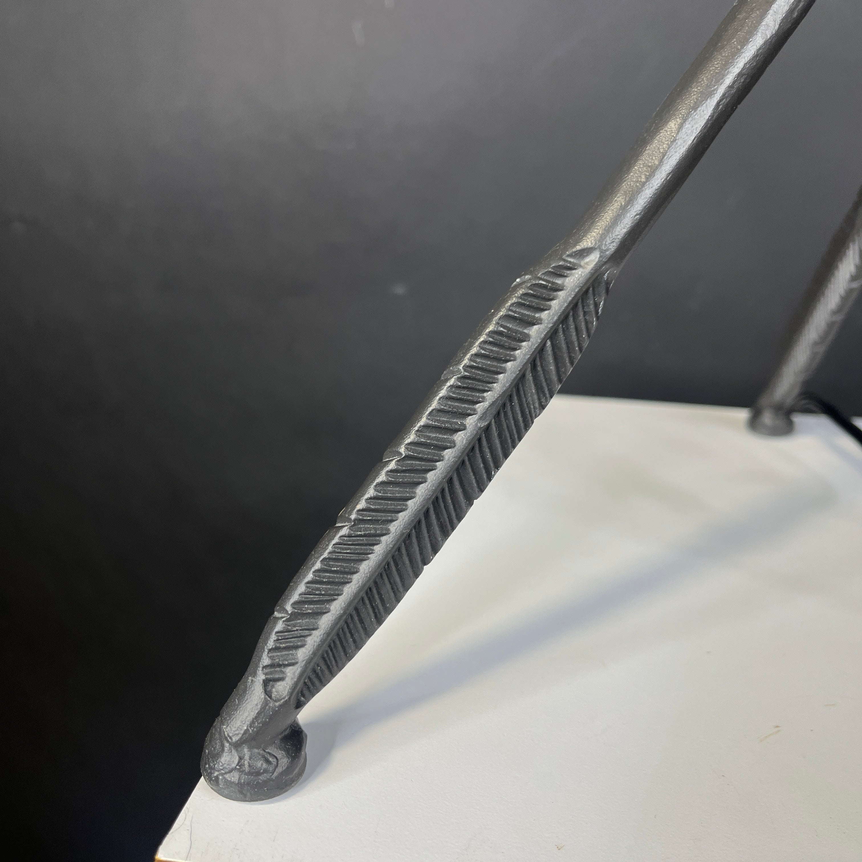 Iron Accents Saddle Creek Hand Forged Iron Arrow Tripod without Shade Table Lamp 12”x 12”x 23”