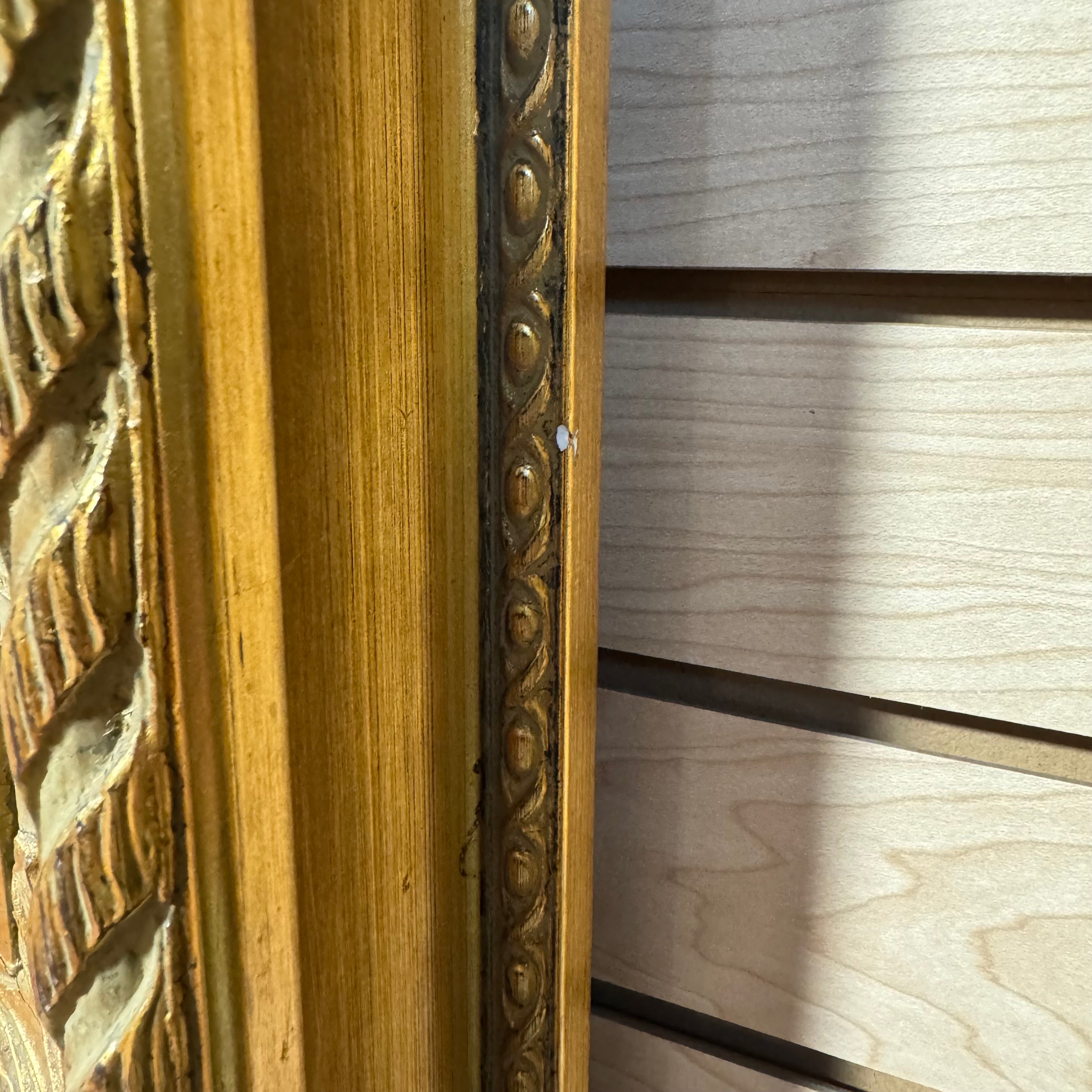 Artist Signed "Field Aglow" Original Painting In An Ornate Gold Frame 86 1/2" x 62"