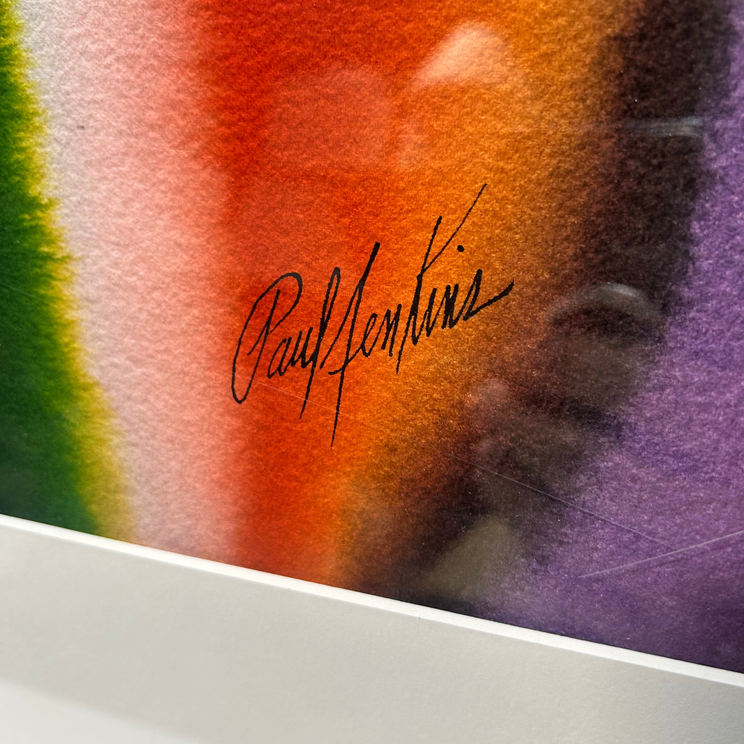 Paul Jenkins Renowned Abstract Expressionist Water Color Signed Original 40.5"x 52"