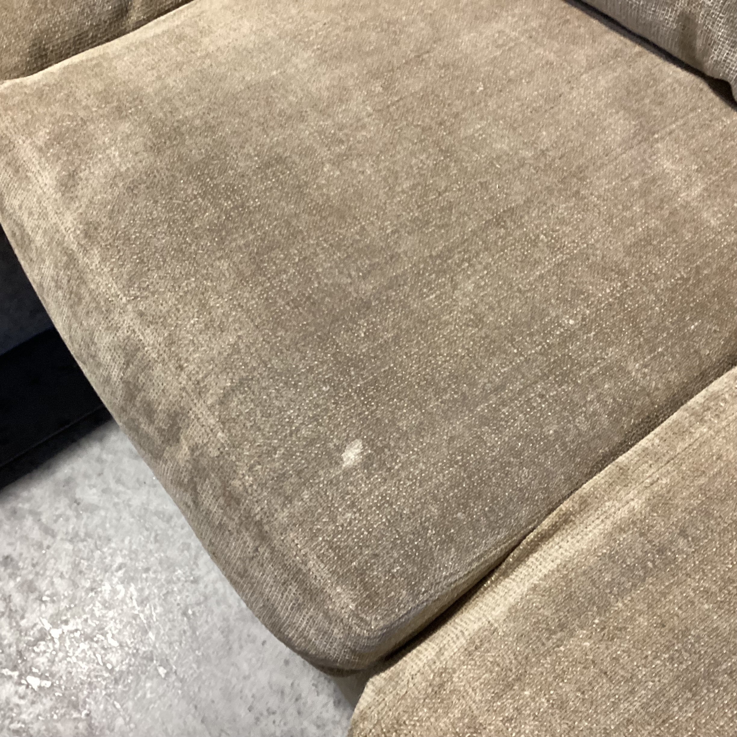 Sage Chenille Woven Down Mix 2 Piece Sectional 102"x 102"x 42"x 30"