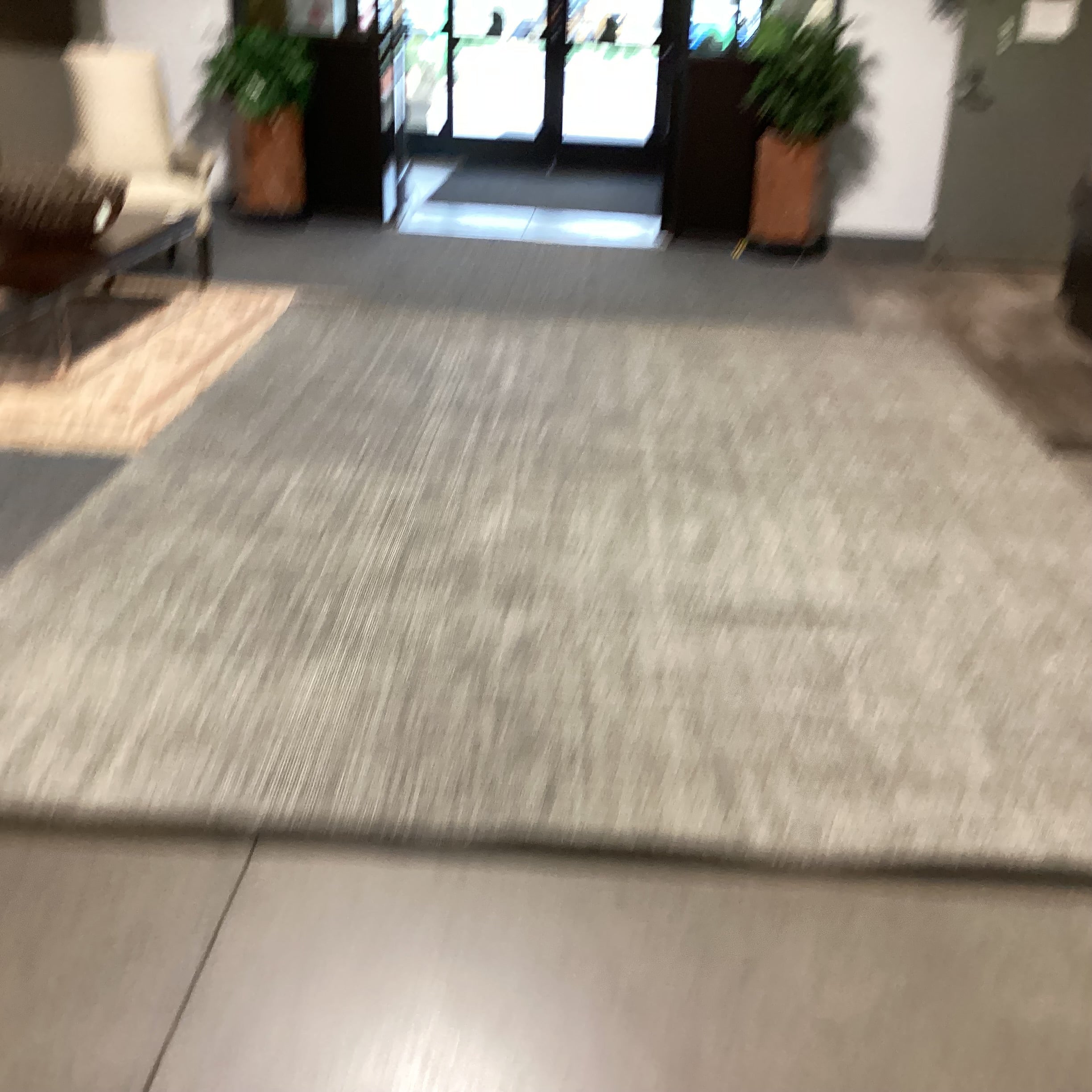 Arhaus Jackson Collection Charcoal & Cream Woven Poly Cotton & Wool Rug 10'x 14'