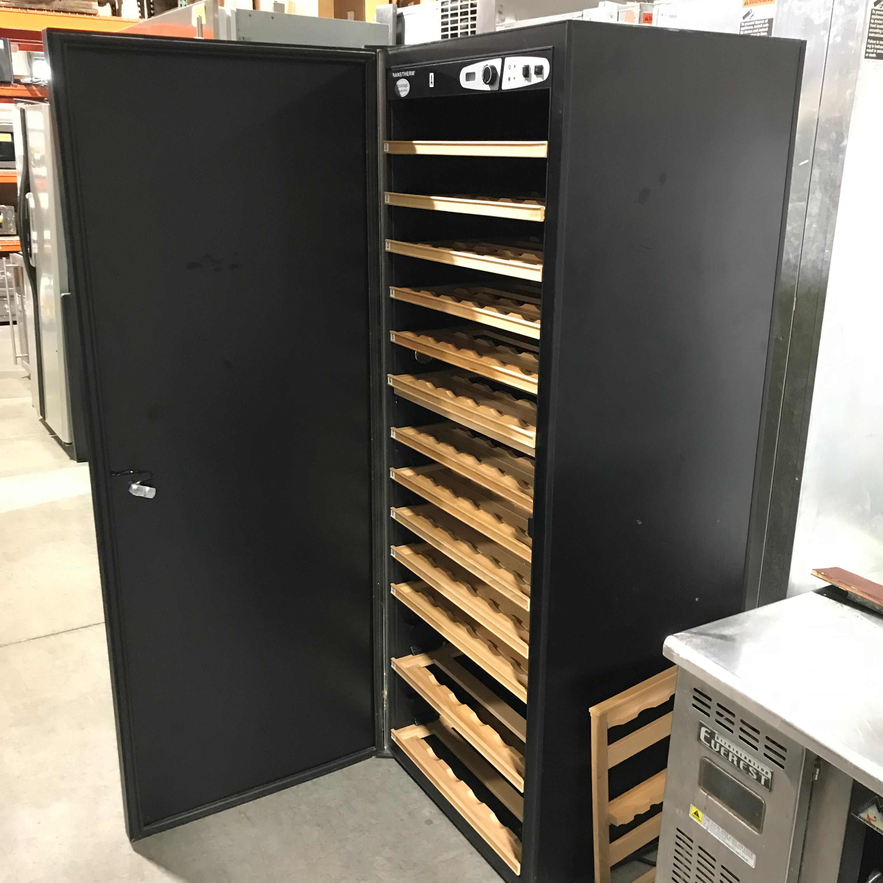 Transtherm Ermitage 27" Black, Red Wine Cooler 27"x 27"x 71" (AS IS)