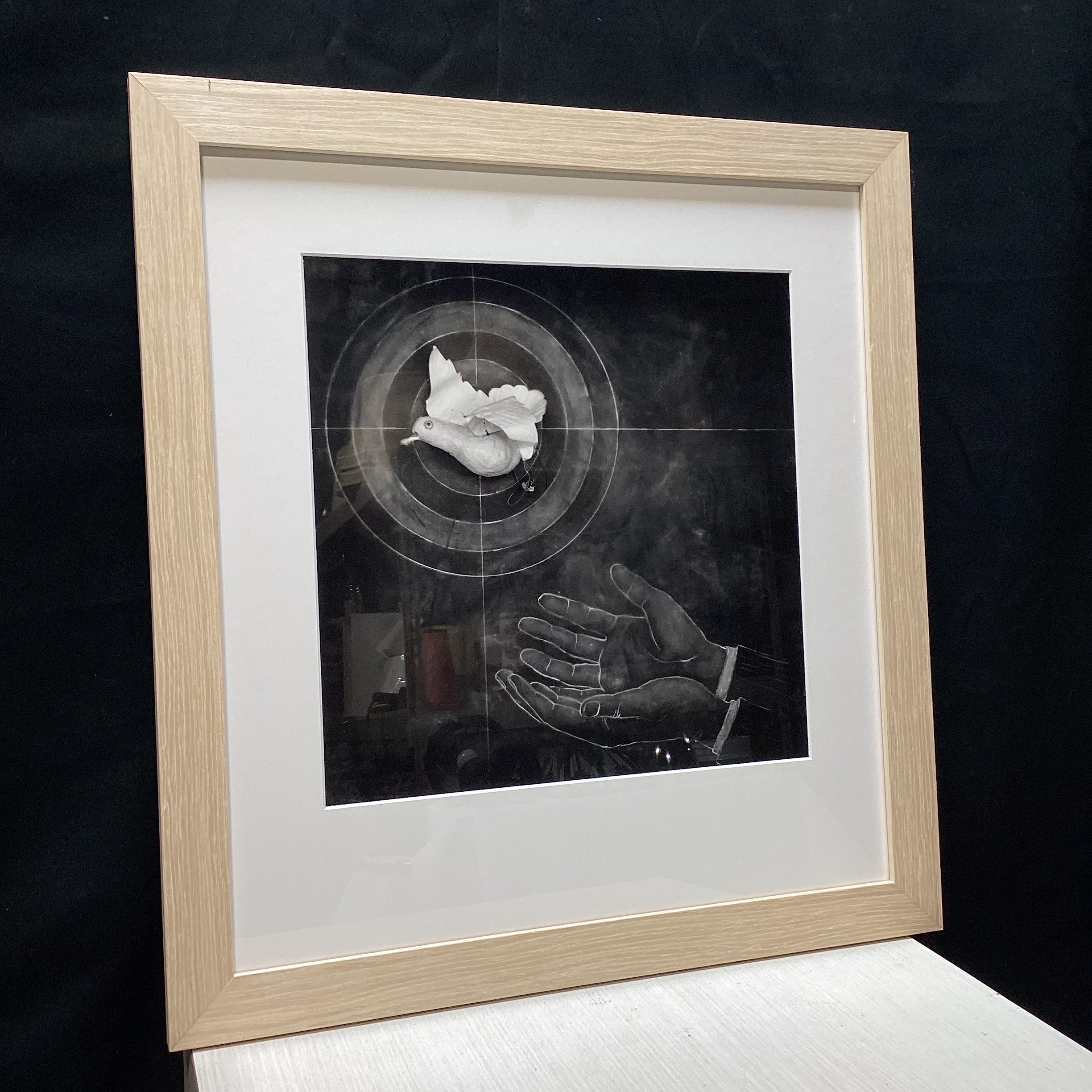 Carol Golemboski Magic Series "Target Practice" Framed Print 22" x 23"