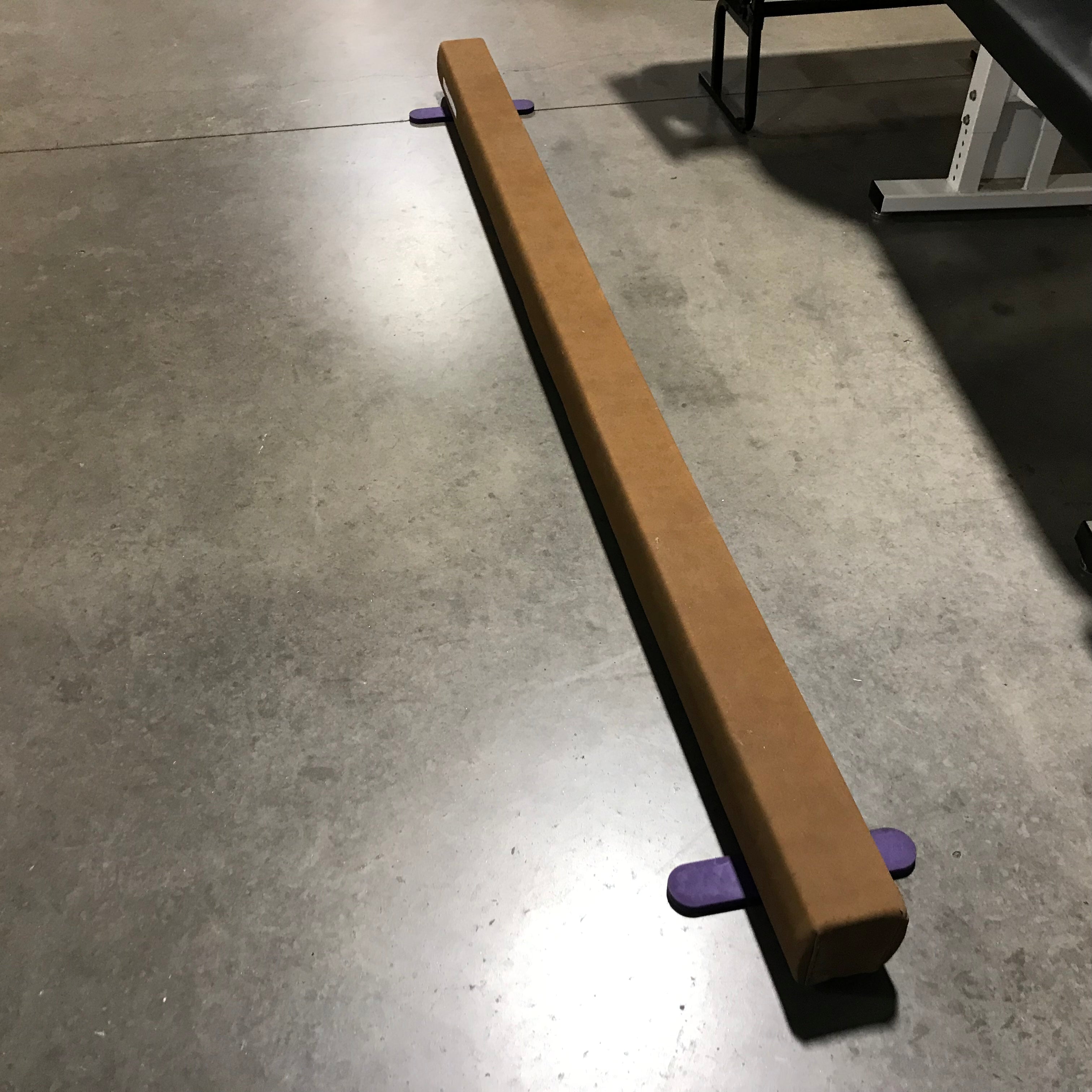 Tumbl Trak Brown Balance Beam 94"x 4.5"x 4.5"
