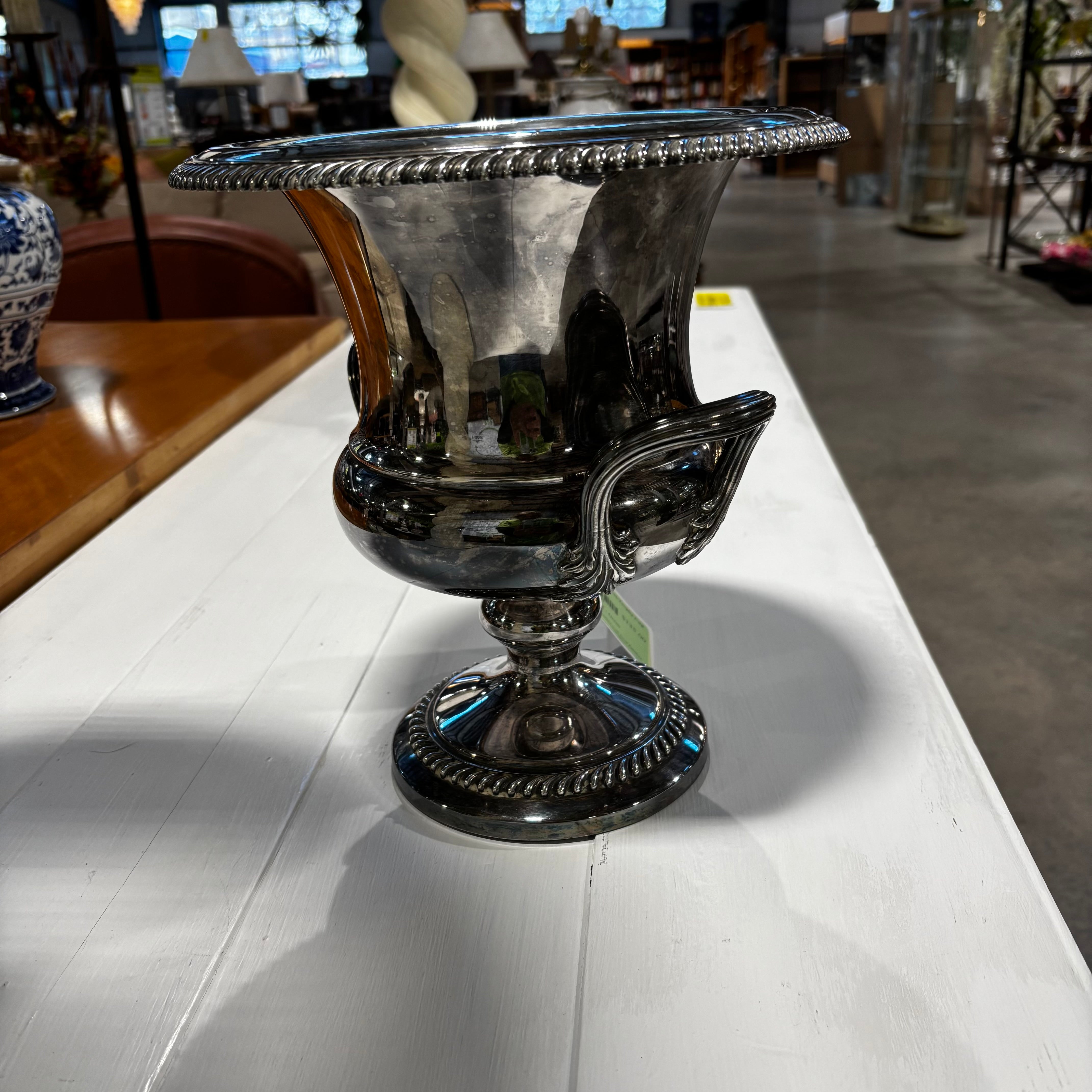 EGW Silver Plate Champagne Bucket/Trophy Cup 10"x 11"