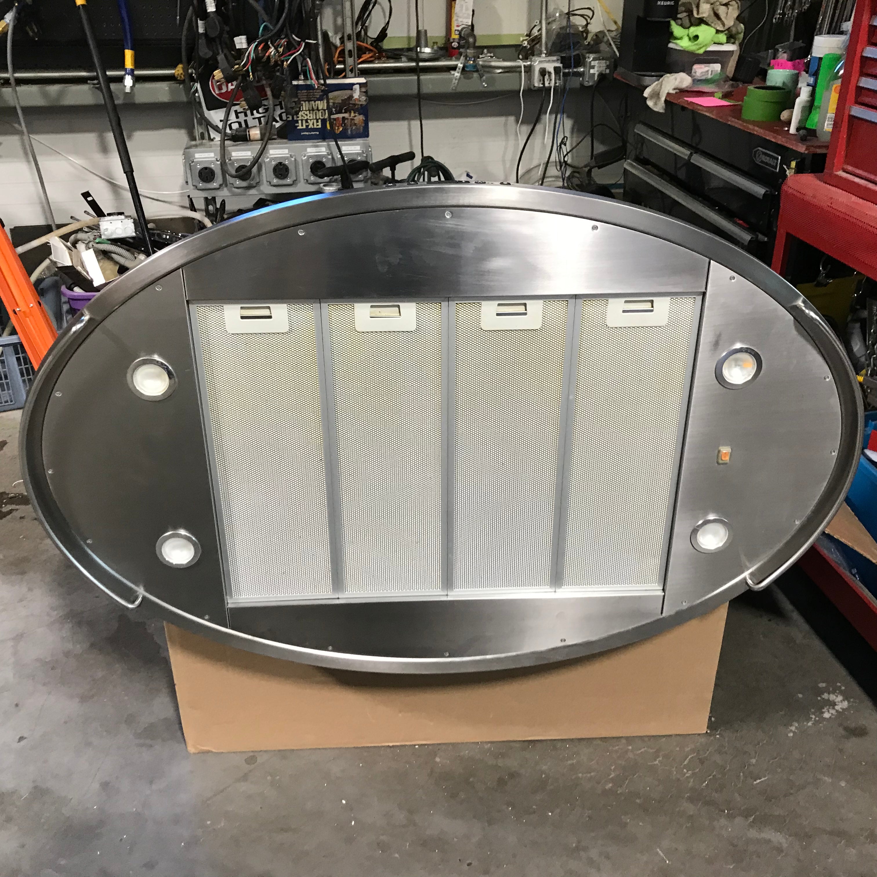 Miele 48" Stainless Steel DA-230-FDST Internal Fan Range Hood 48"x 32"x 31"