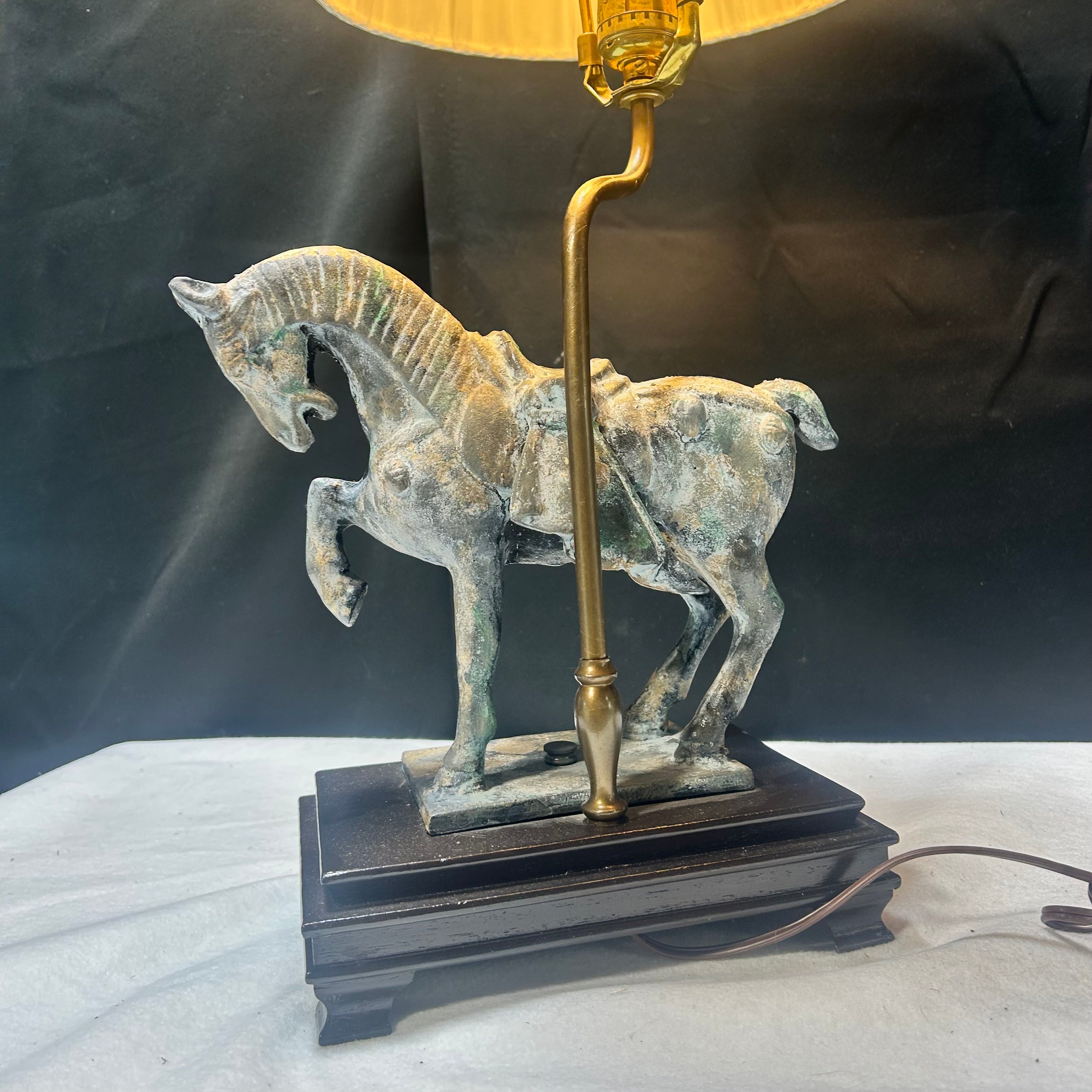Tang Dynasty Style Horse Lamp 11"x 6"x 24"