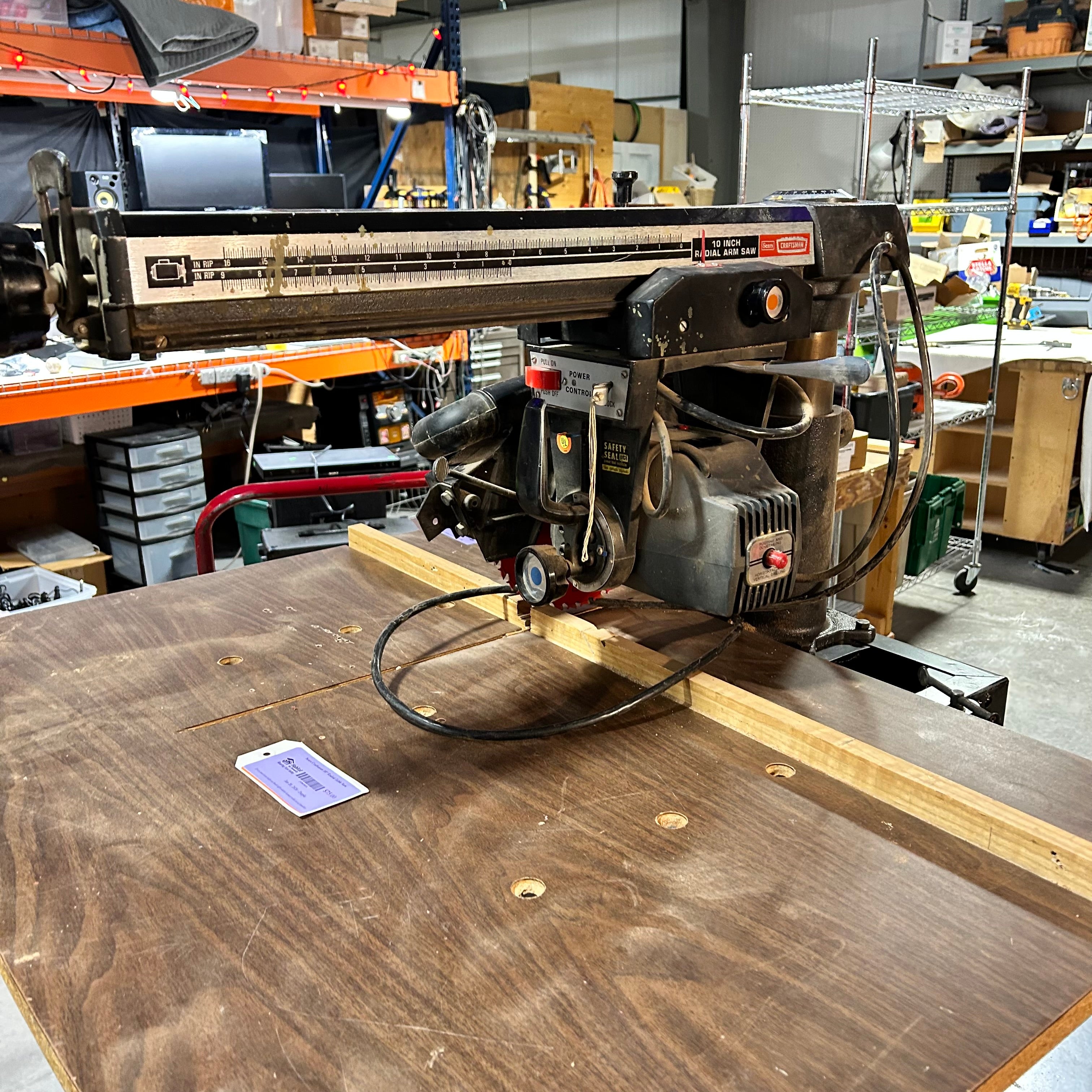 Sears Craftsman 10" Radial Table Saw