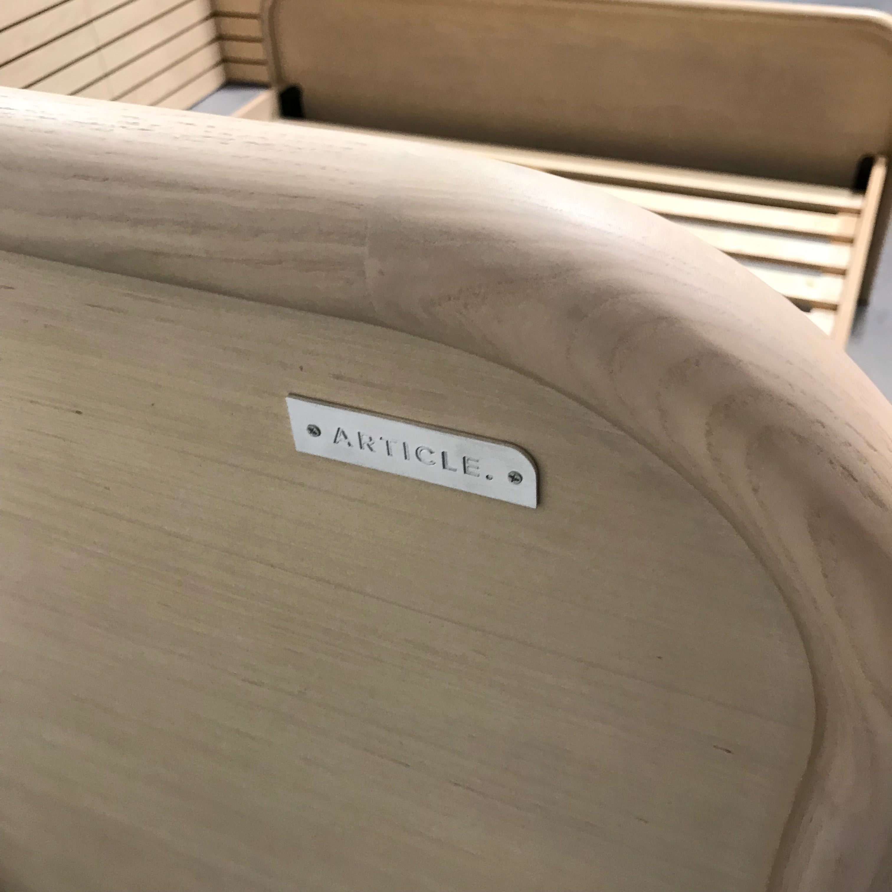 Full Article Cream Solid Wood Bed Set 59.5"x 77"x 45.5"