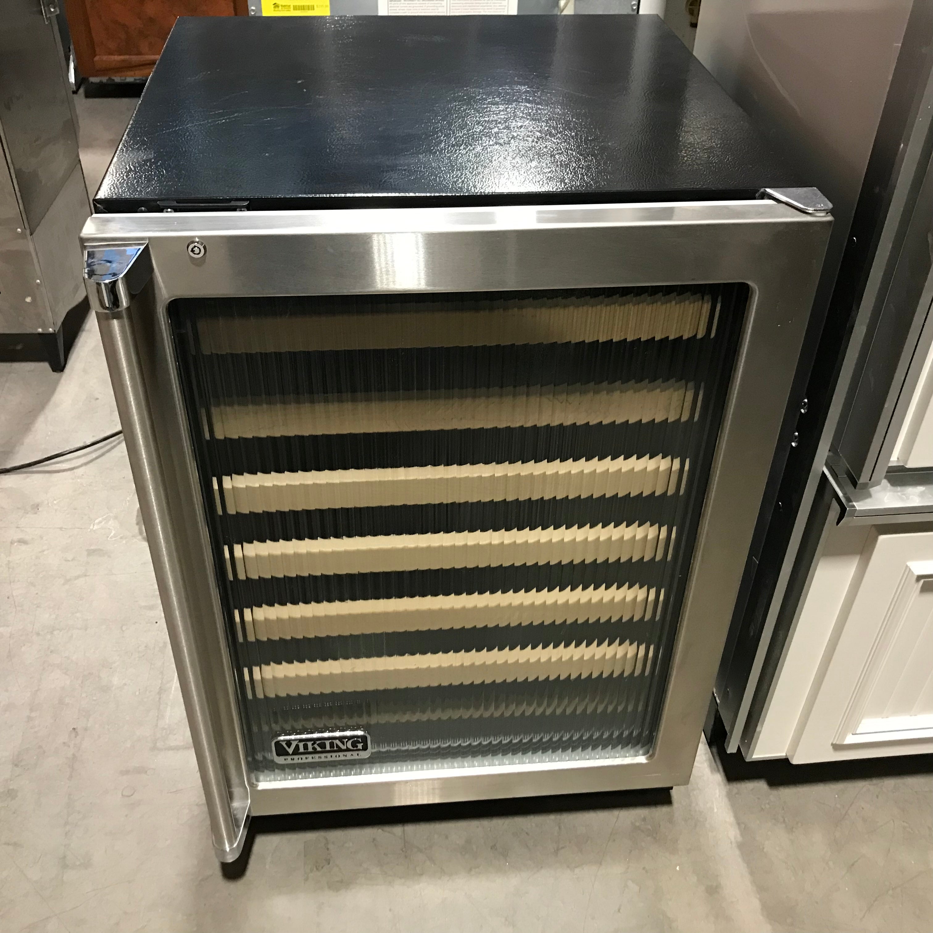 Viking Stainless Steel/Glass Door Wine Cooler 24"x 24"x 34.5"