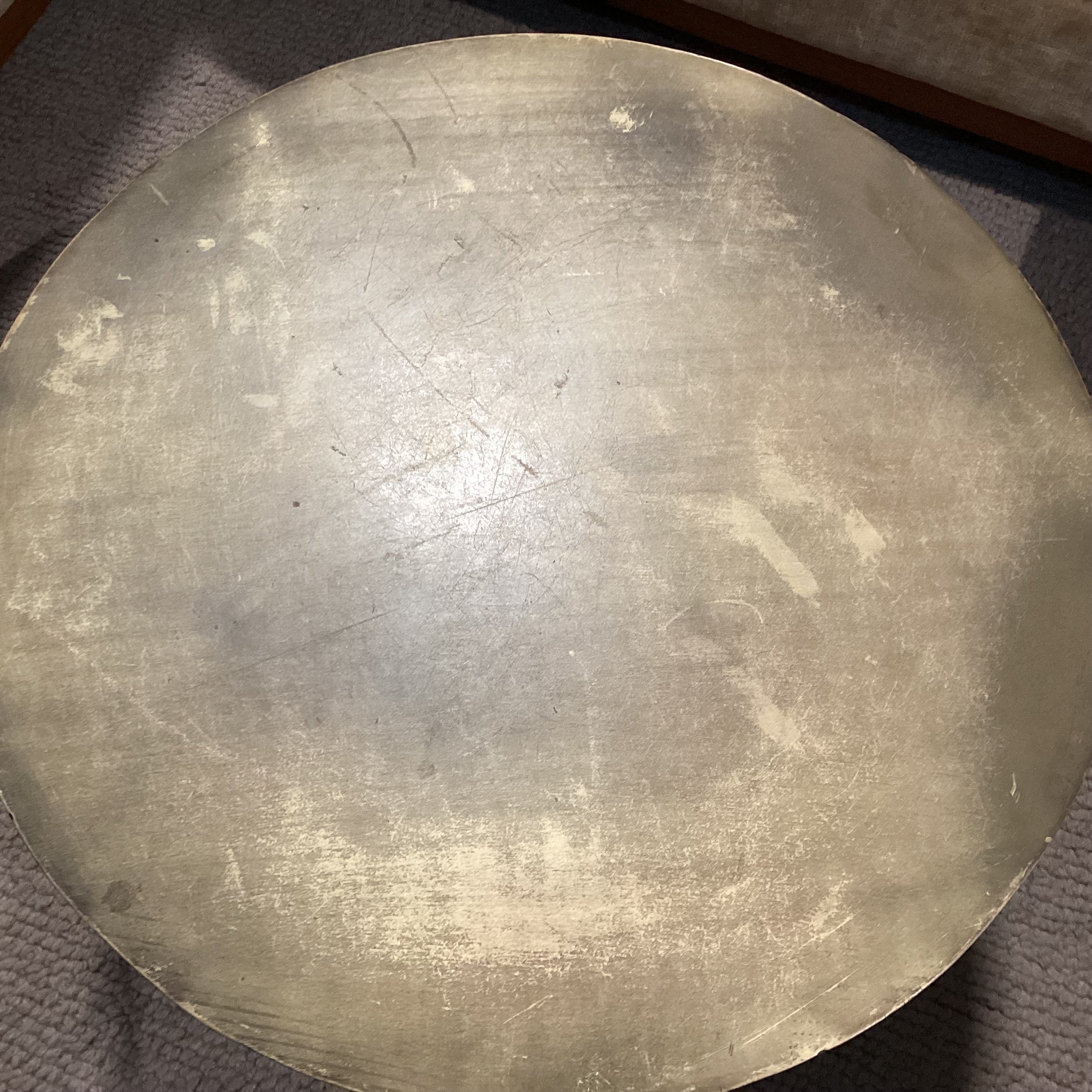 Four Hands Cameron Ombre Gold & Iron Bunching Accent Table 25" Diameter x 16.5"