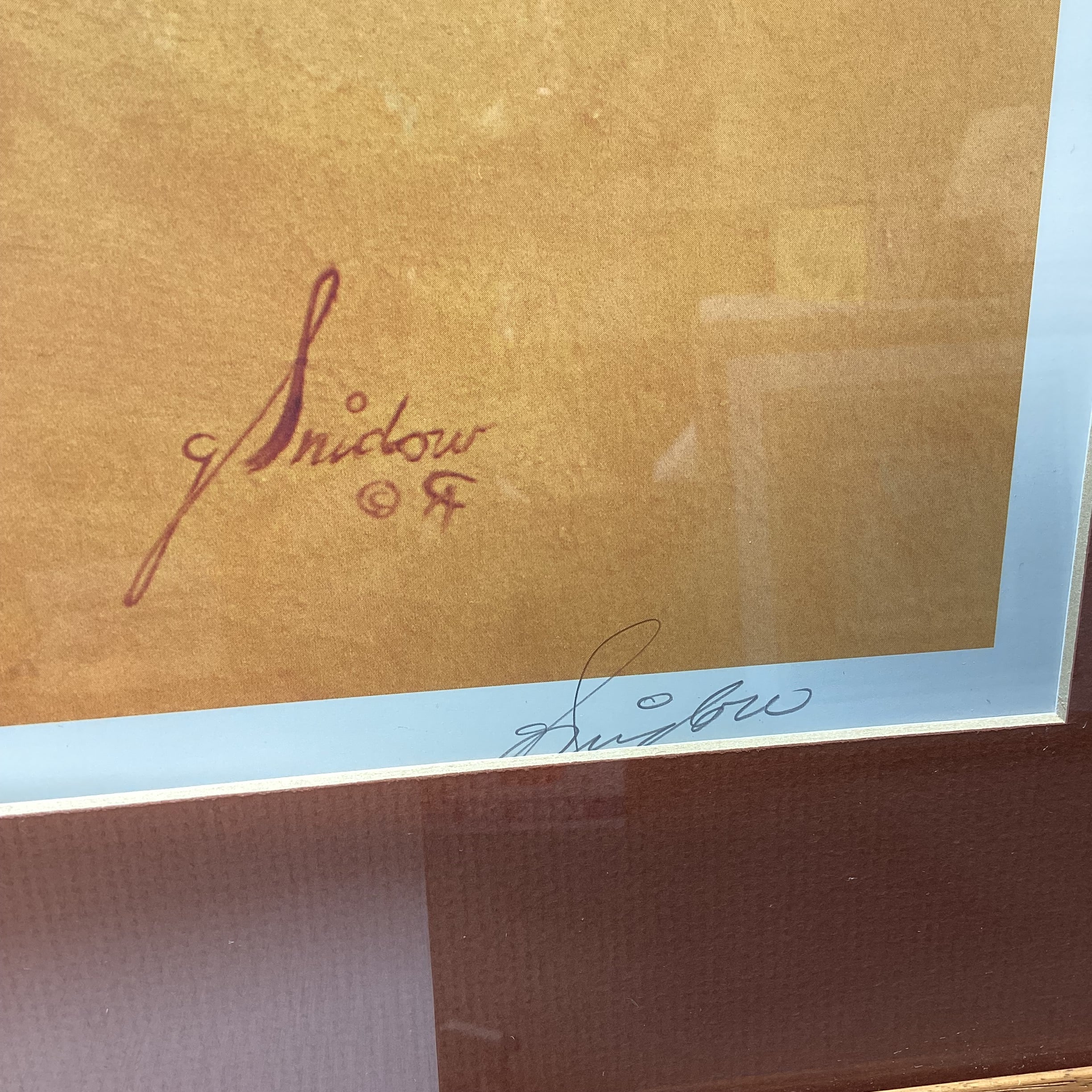 Gordon Snidow Signed "Dusty Morn" Limited Edition Print 35" x 28"