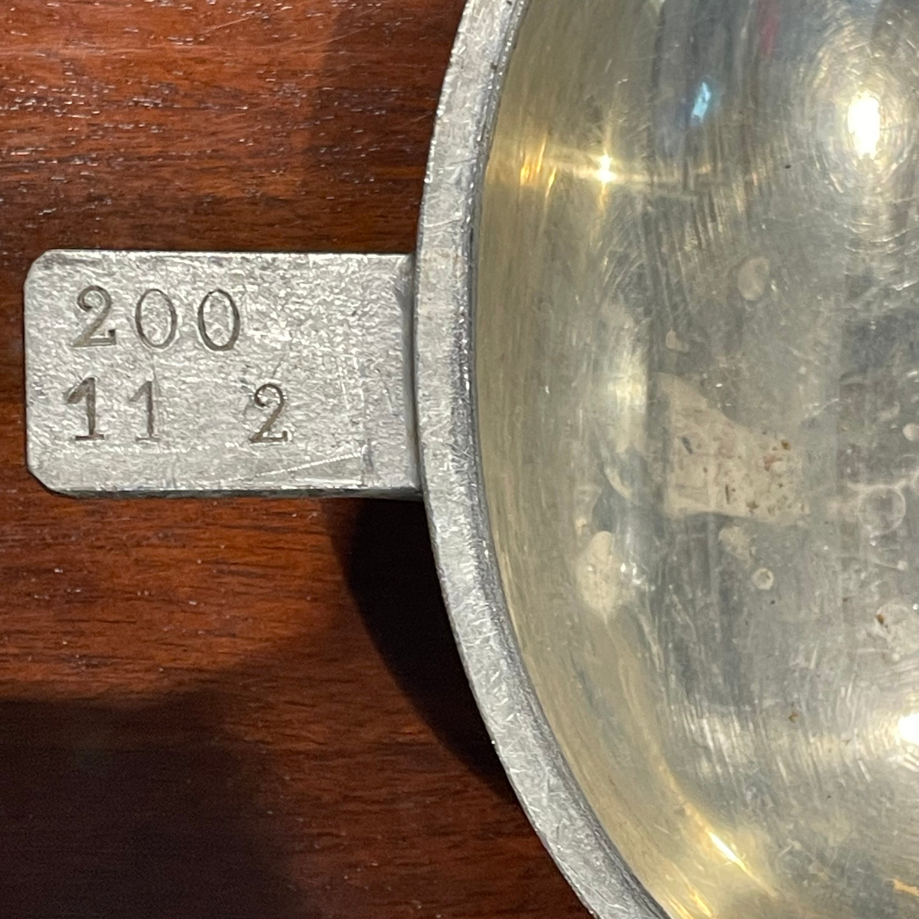 Antique Letang Fils Tin Plated Iron Chocolate Easter Egg Mold, 7.75"x 6.5"