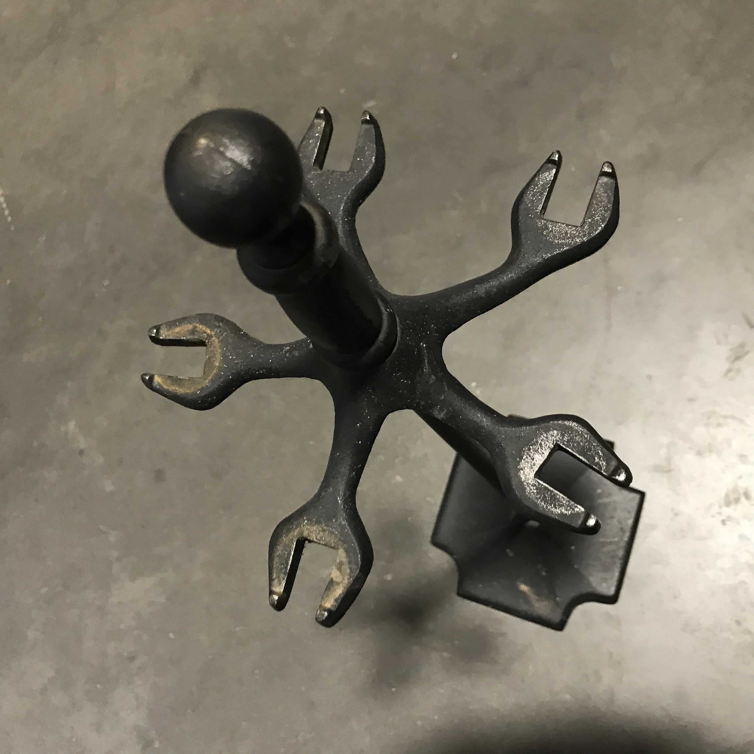 4-Piece Cast Iron Fireplace Tool Set