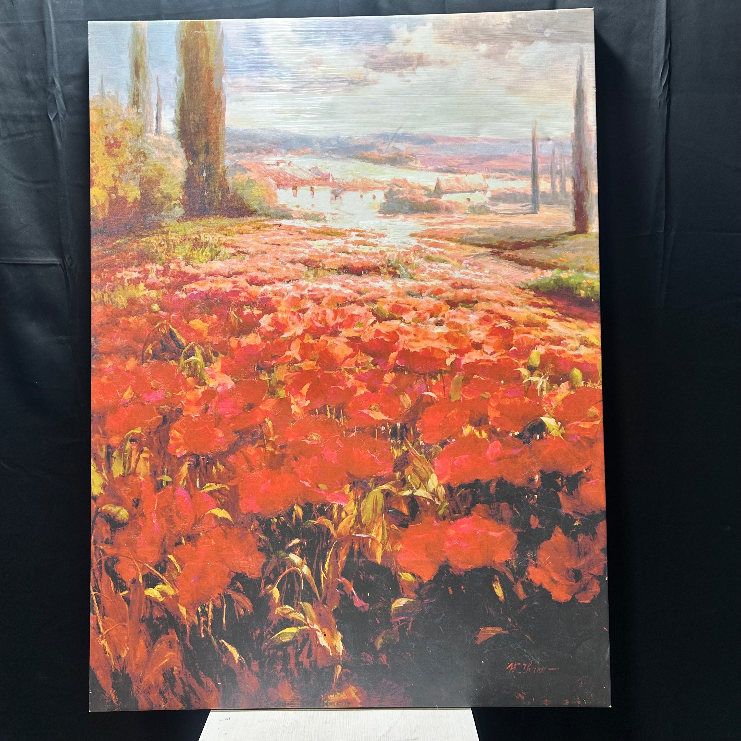 Giclee Print "Tuscany Poppies 40"x 54"