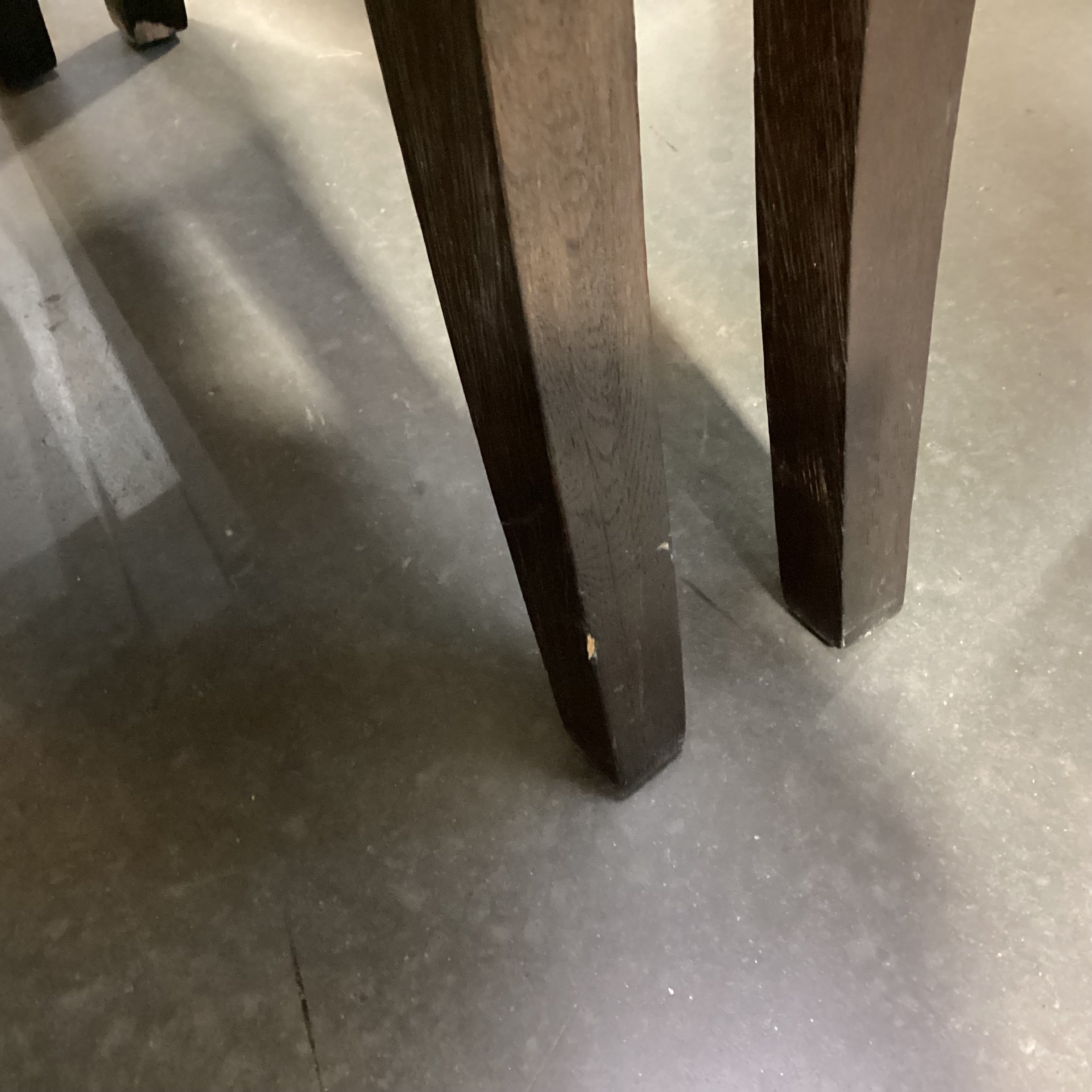 SET of 4 Restoration Hardware Distressed Leather Dining Chairs 21"x 24"x 42"