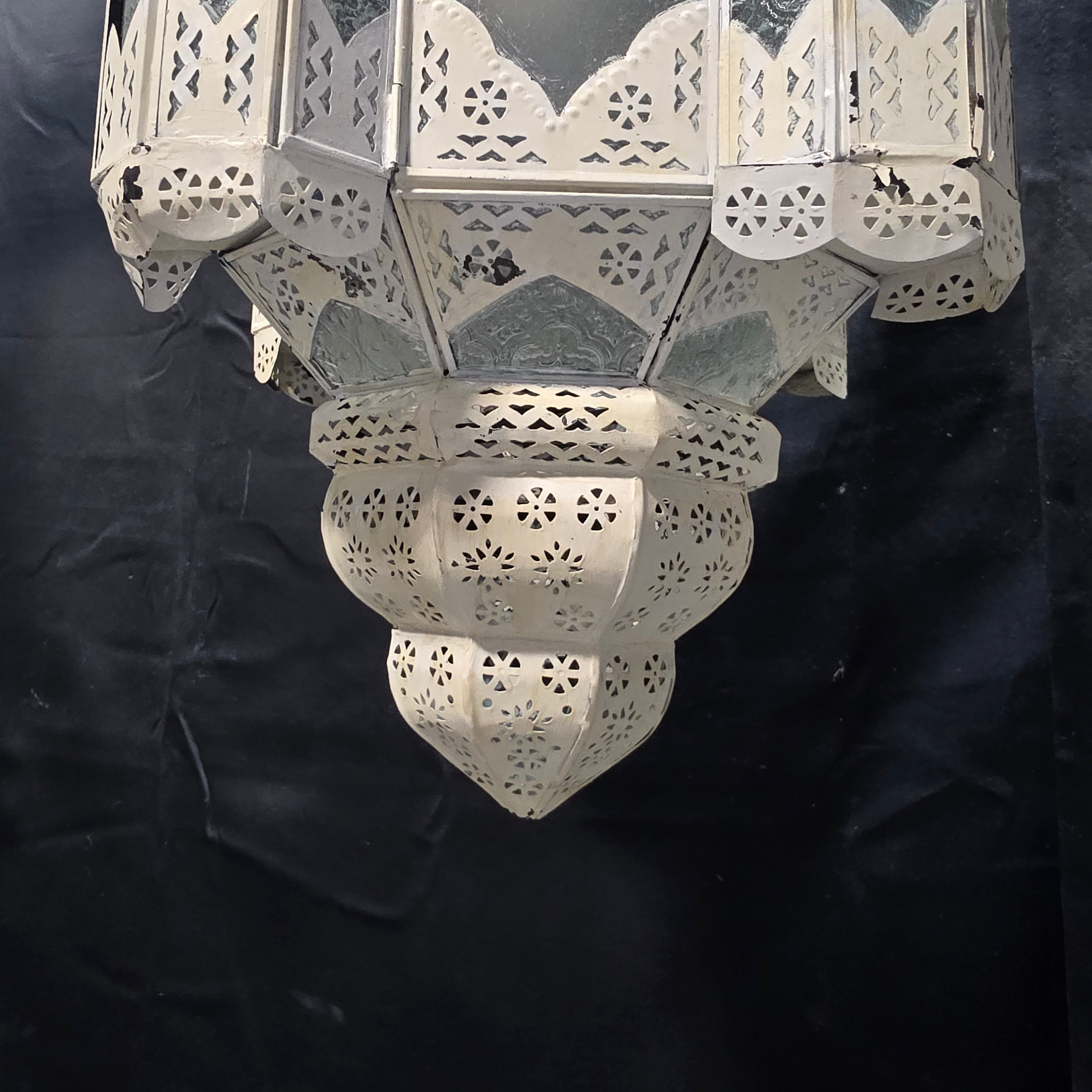 Moroccan Chandelier Pendant Light 11"x11"x27"