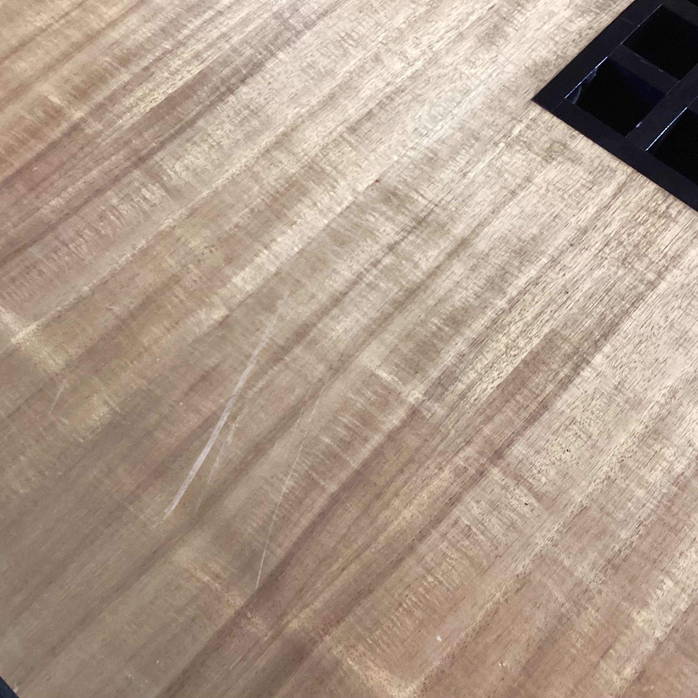 Berman Rosetti 2 Tone Finished Wood with Grid Center Zen Coffee Table 60"x 60"x 16"