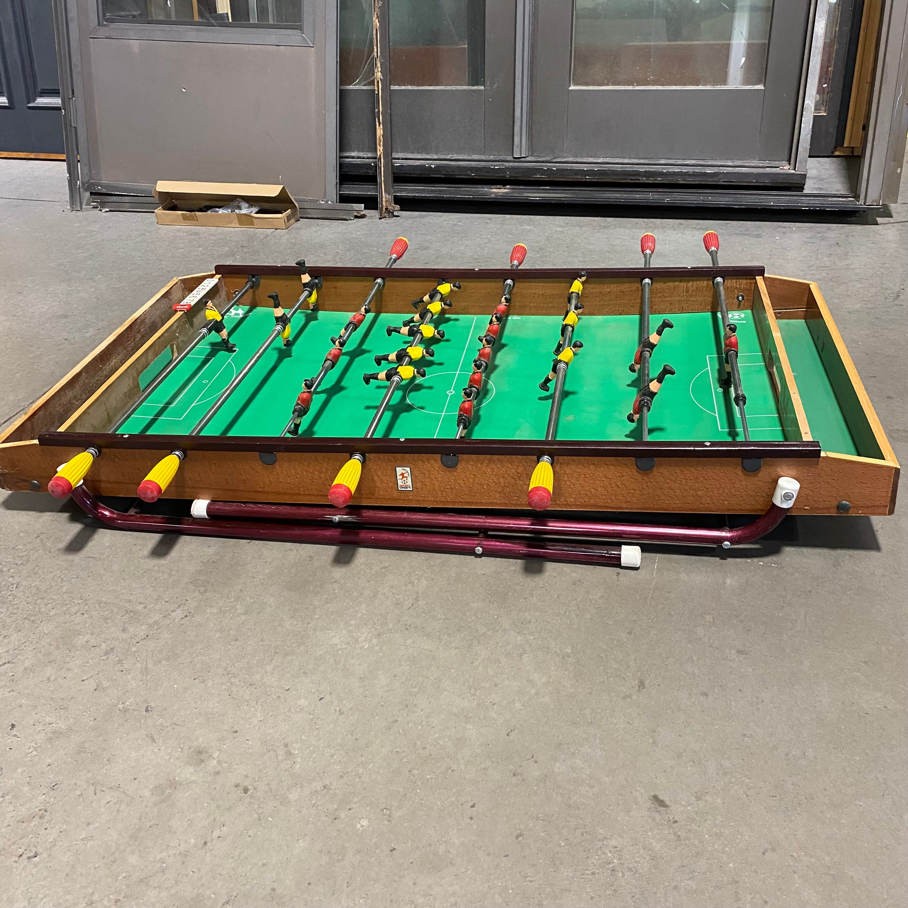 Vintage Italian SportCraft Arcofalc Folding Foosball Table 49"x 30"x 33"