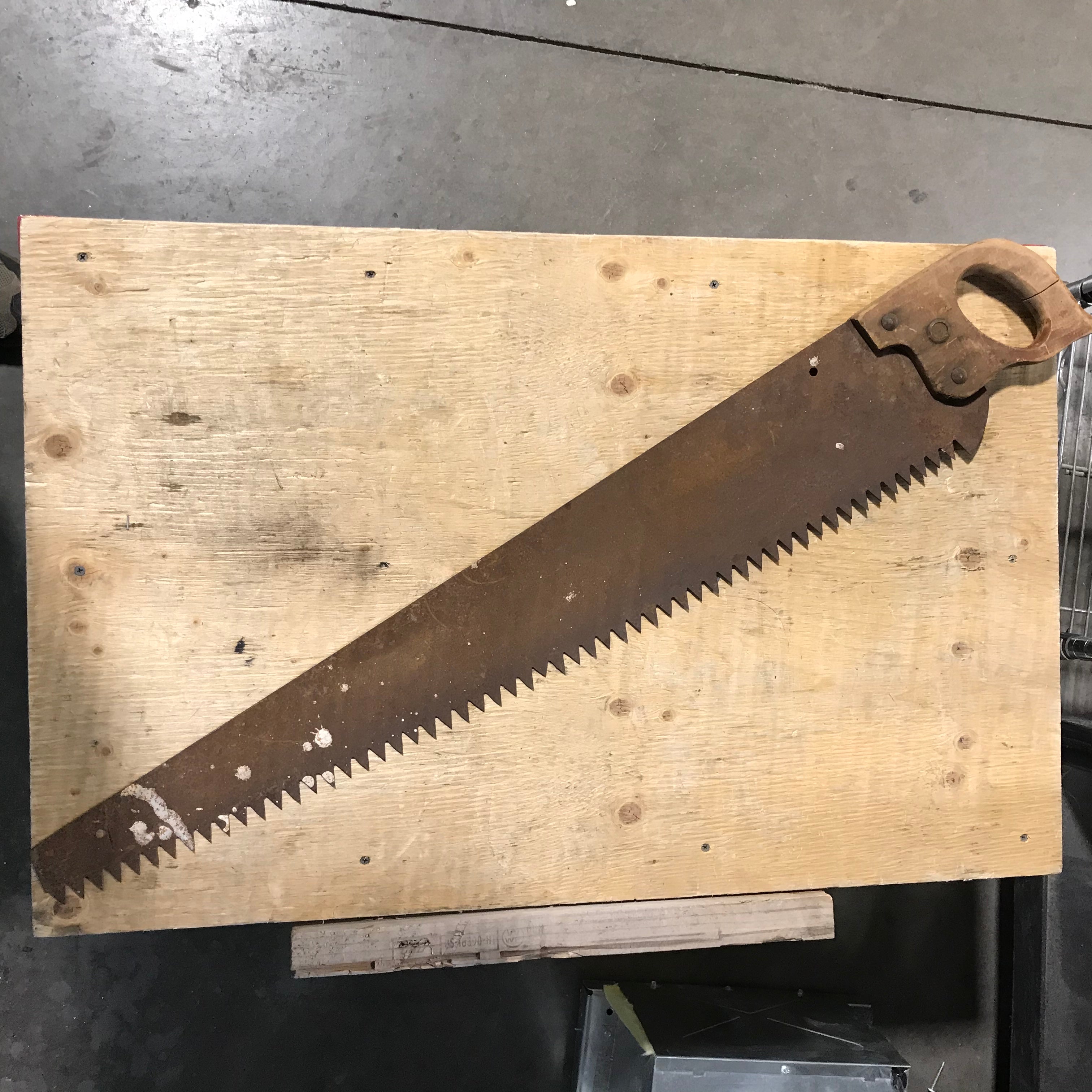 Antique Crosscut Saw 41"