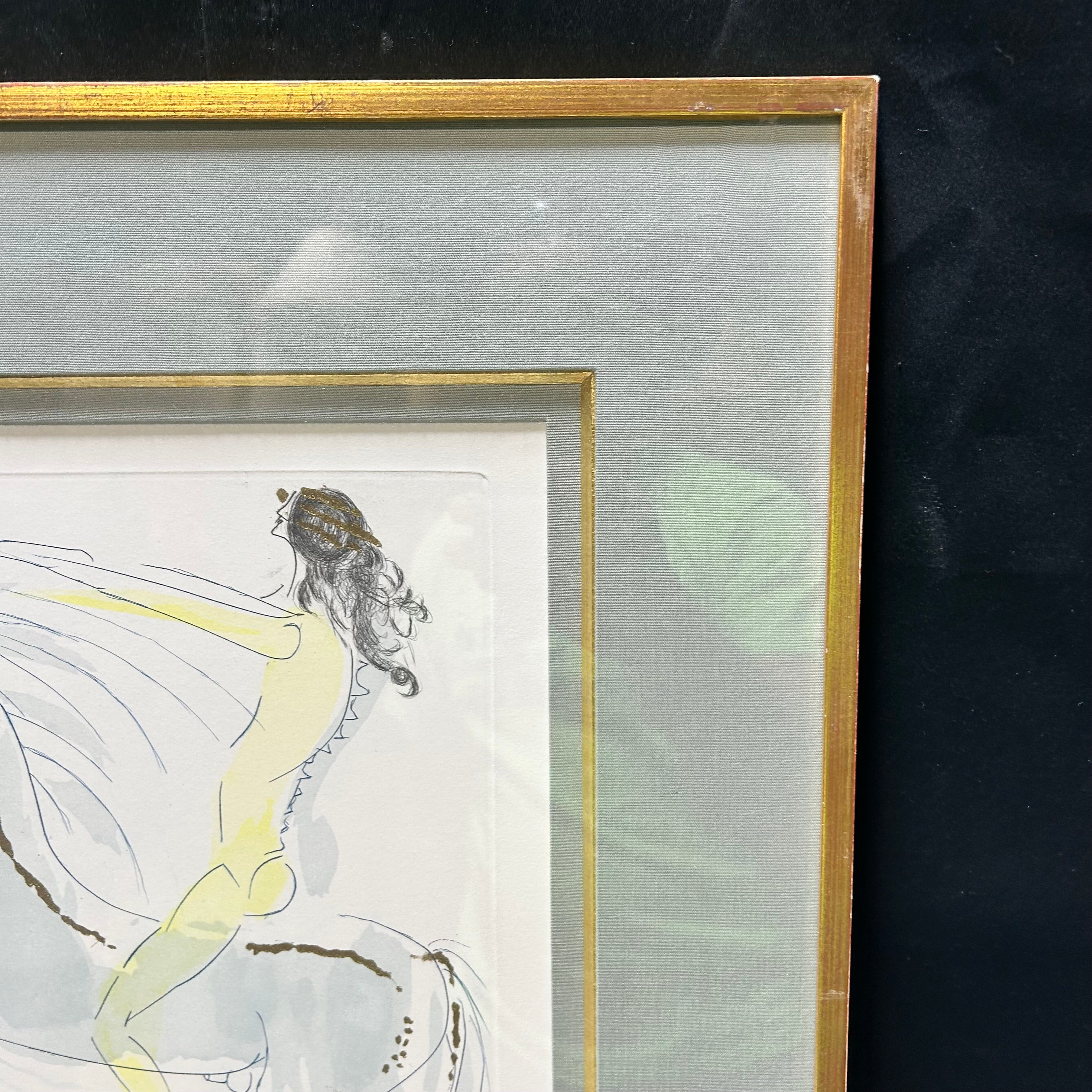 SALVADOR DALI 1971 "THE SONG OF SONGS OF KING SOLOMON" Hand Signed & Numbered 45/250 18.5"x 25"