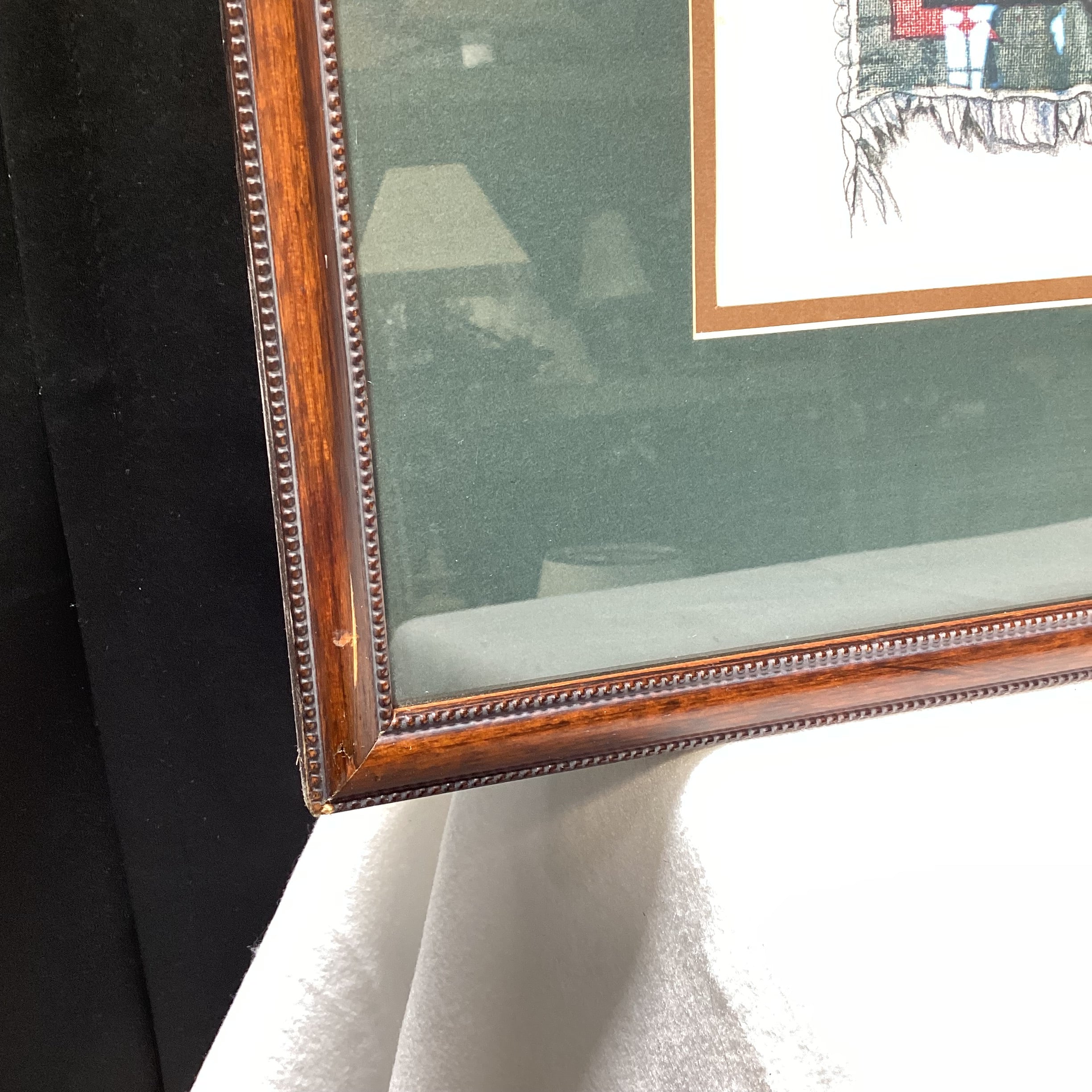 Bruce Weinberg "Sacred Rug" Framed Print 41" x 25"