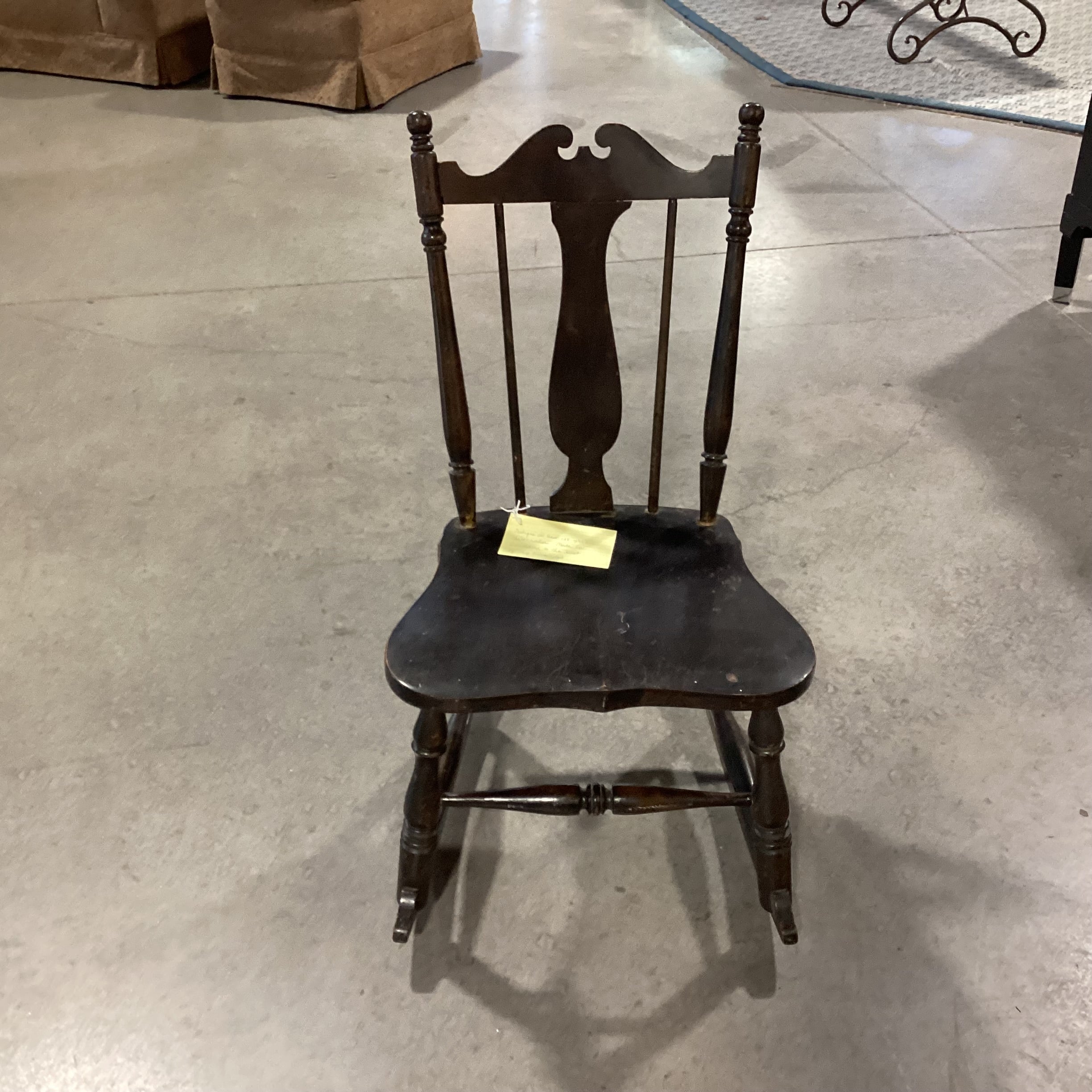 Antique Made In Germany Child Rocking Chair 17"x 28"x 31"