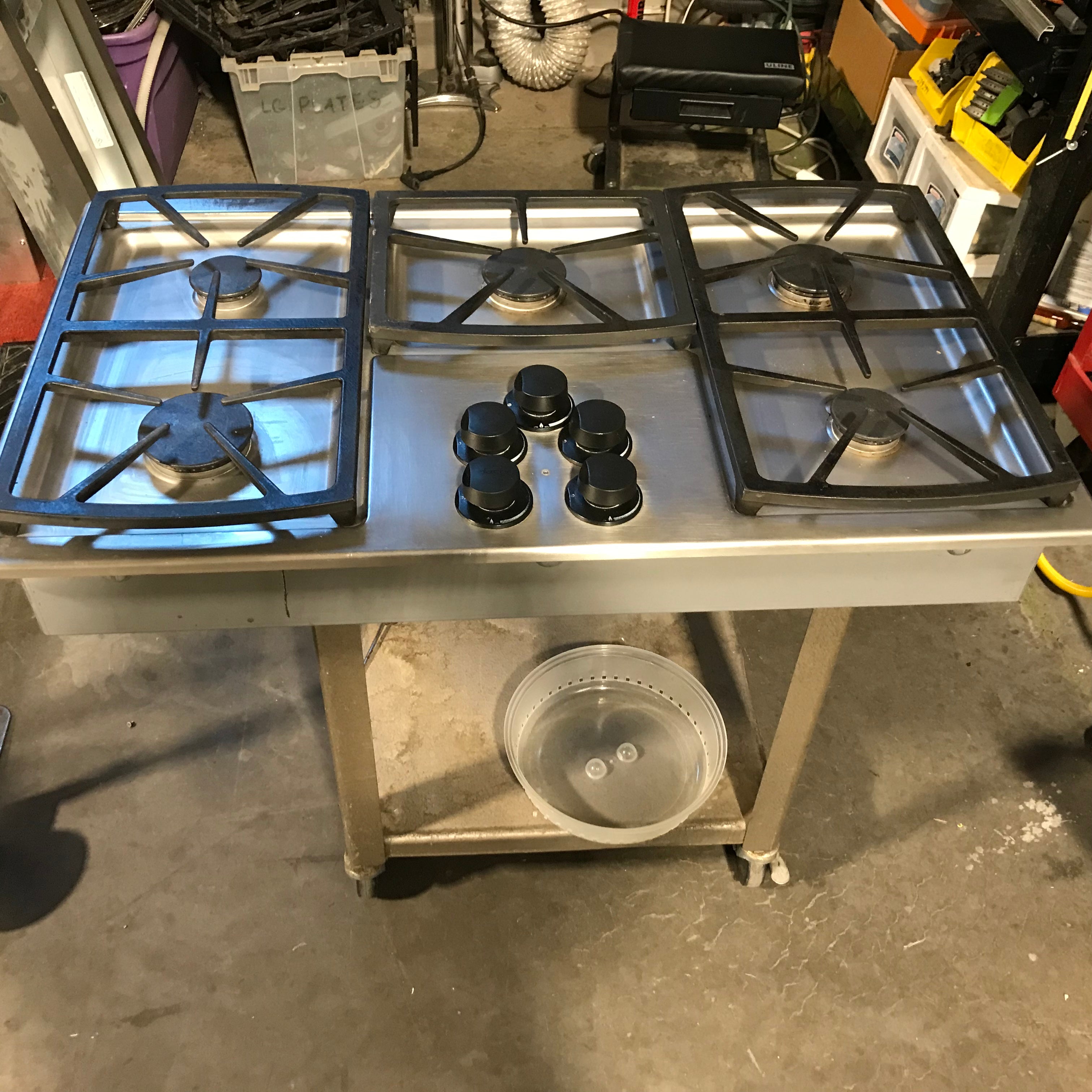 Dacor Stainless Steel 5 Burner Gas Cook-Top 36"x 21"x 4"