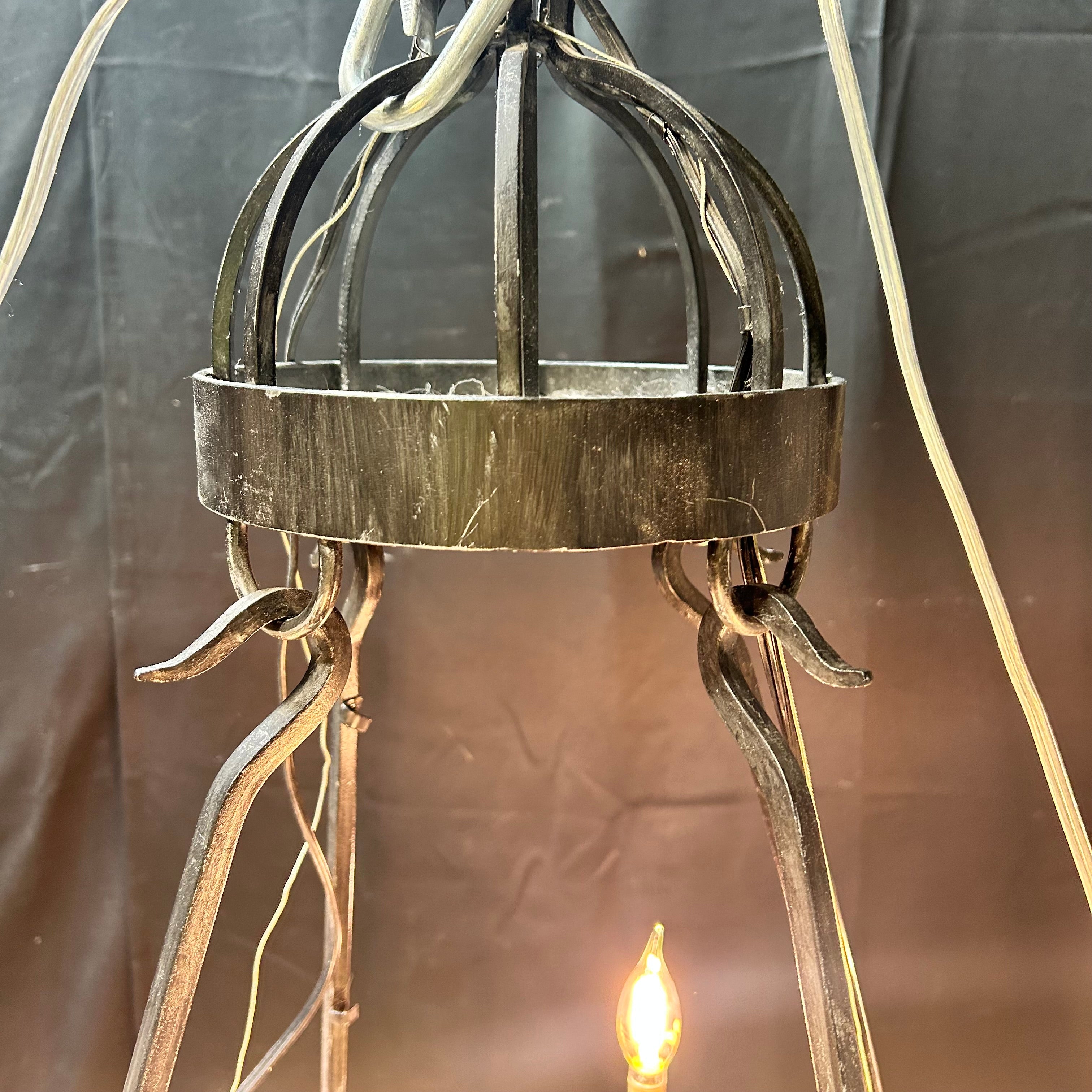 Haddington 12-Light Iron Empire Chandelier 36"x 57"