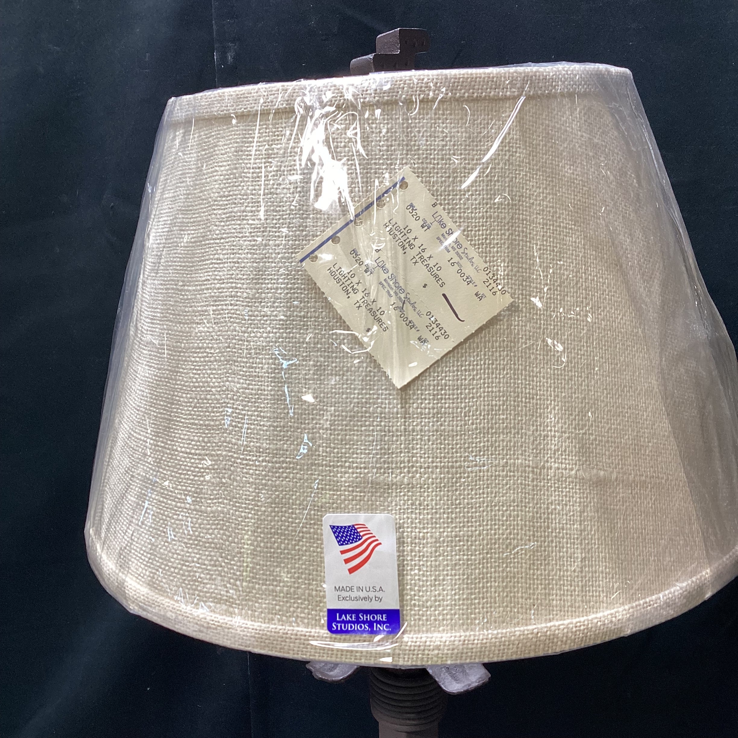 Western Style Metal Floor Lamp With Dripping Candle Detail 16" x 62" x 12"