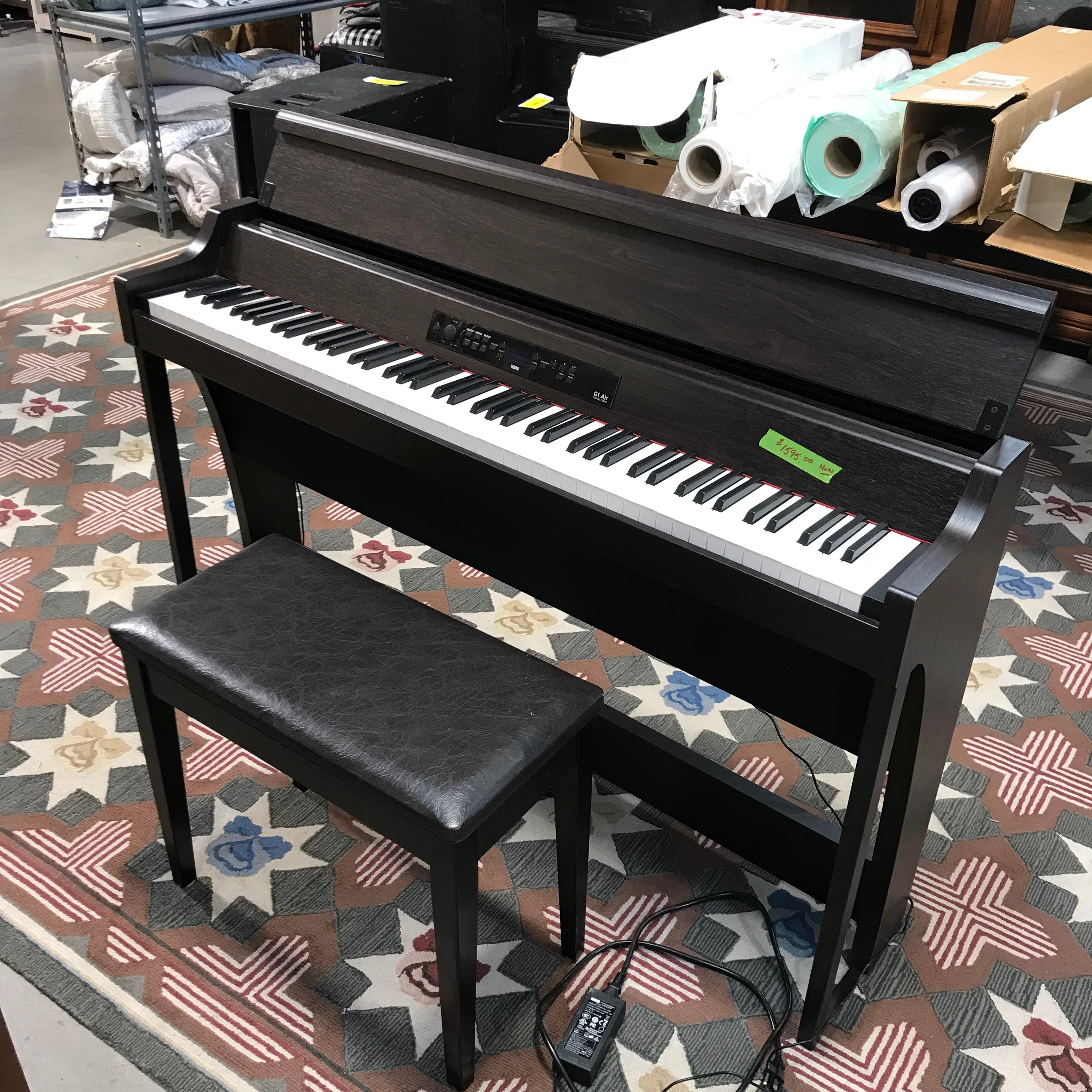 53"x 12"x 32" KORG Electric Piano with Bench