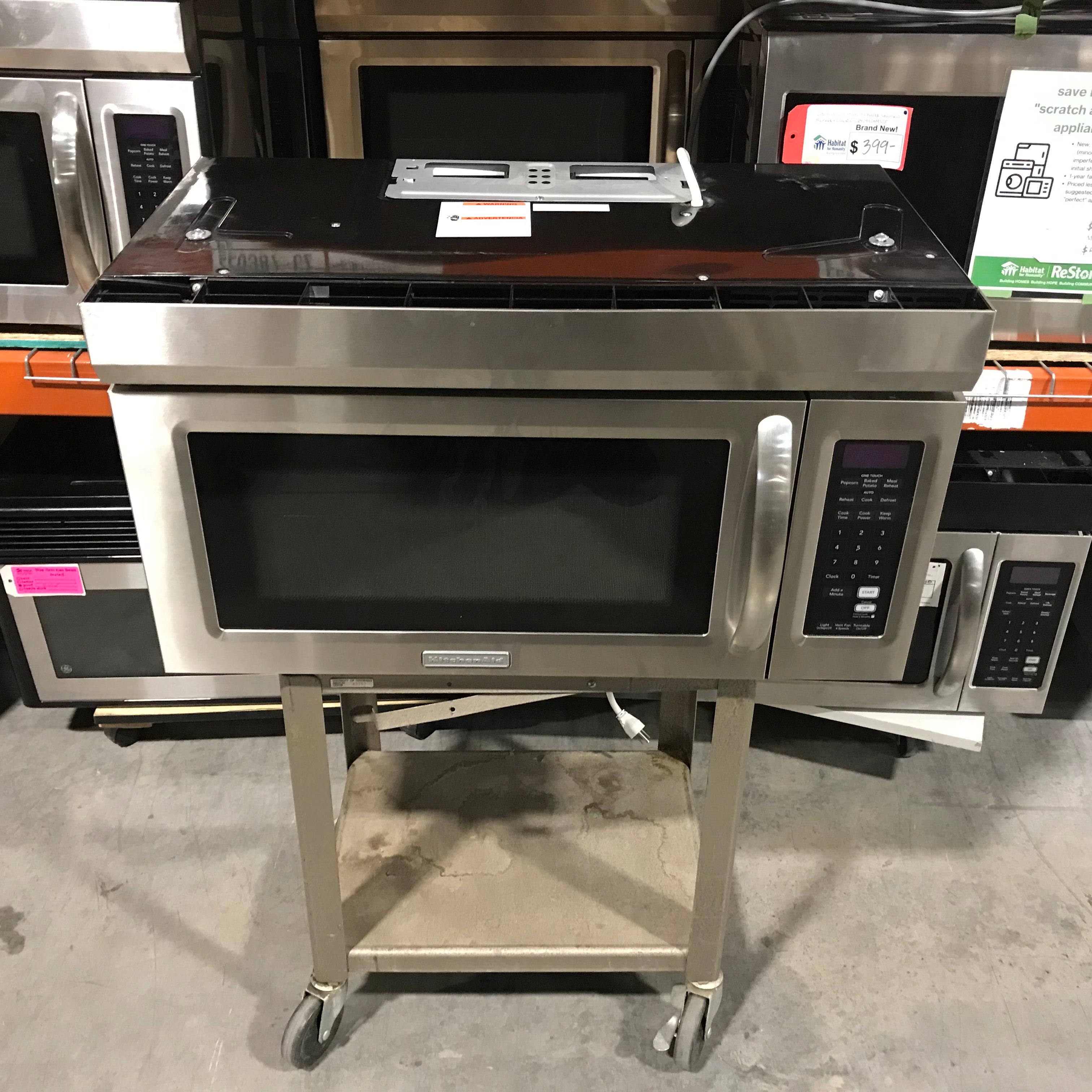 KitchenAid Stainless Steel Over The Range Microwave 30"x 16.5"x 16"