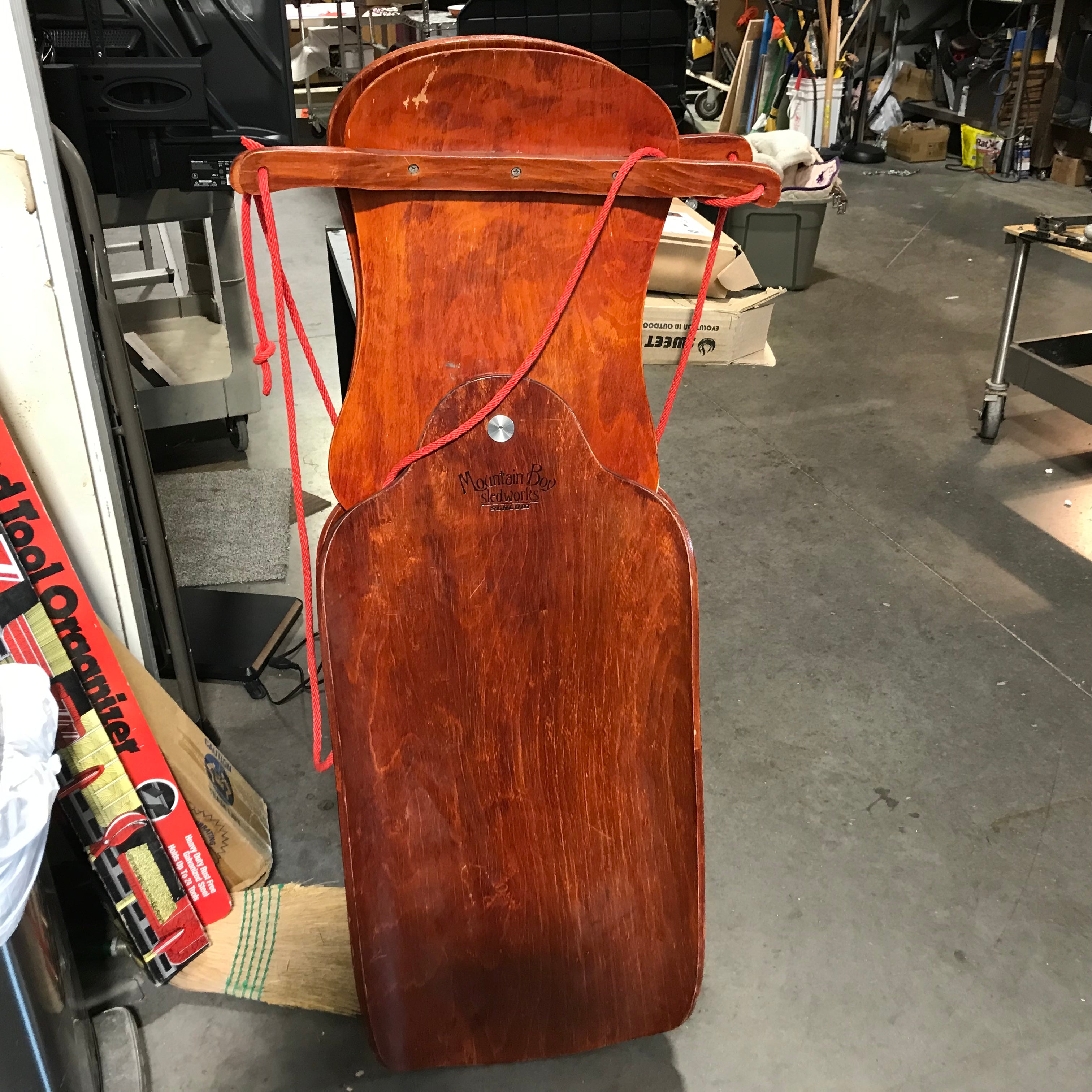 Mountain Boy Sledworks Wood Downhill Sled 18"x 51.5"
