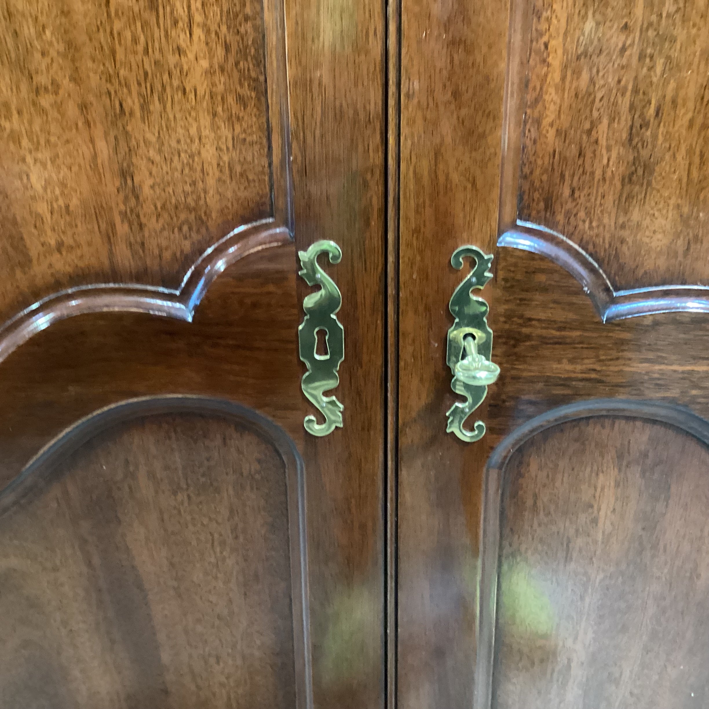 Kindel Winterthur Reproductions Lacquer Finished Wood 2 Door 3 Drawer Armoire 52"x 23"x 75"